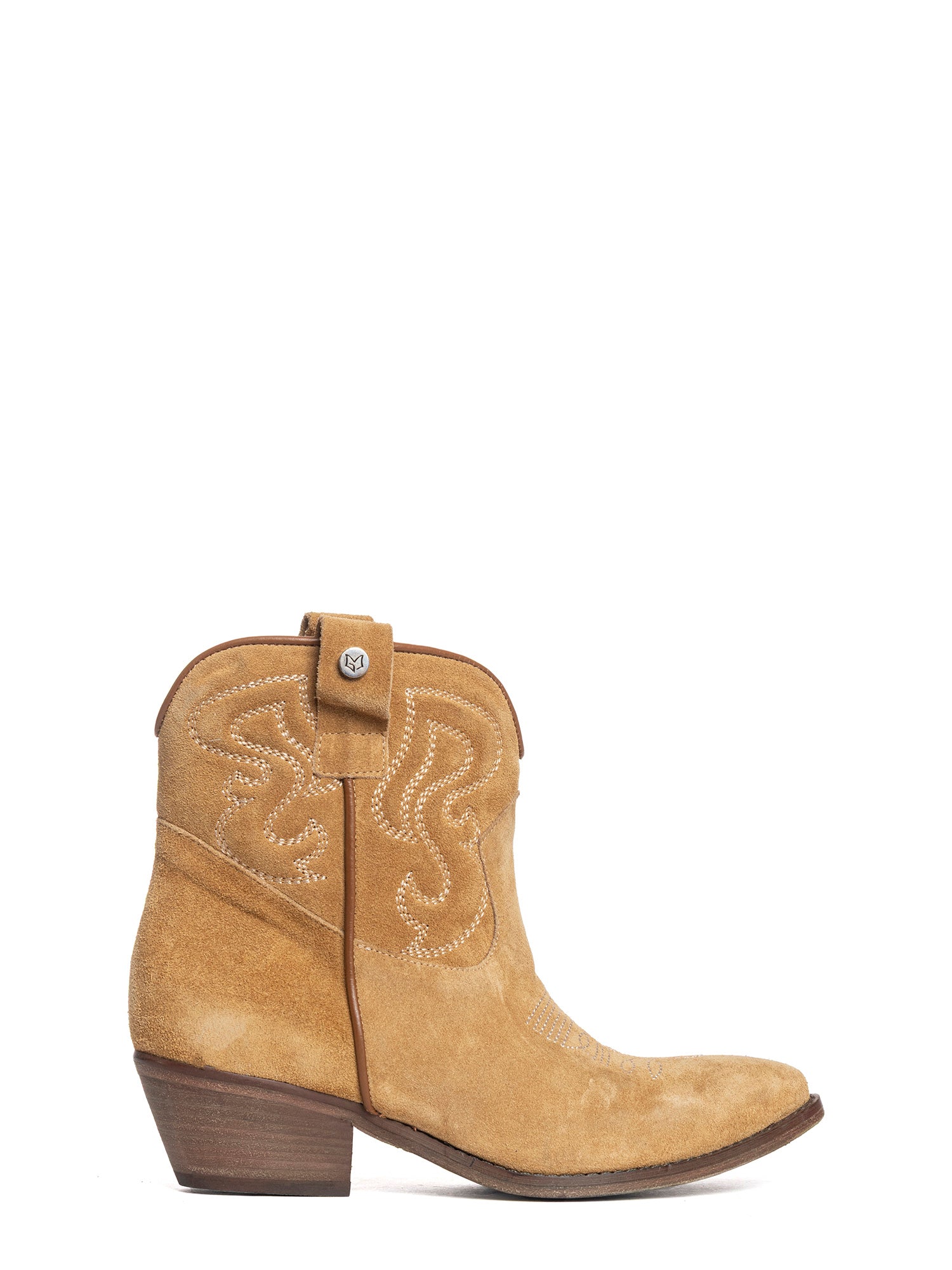 Alma Tronchetti texani in camoscio alce