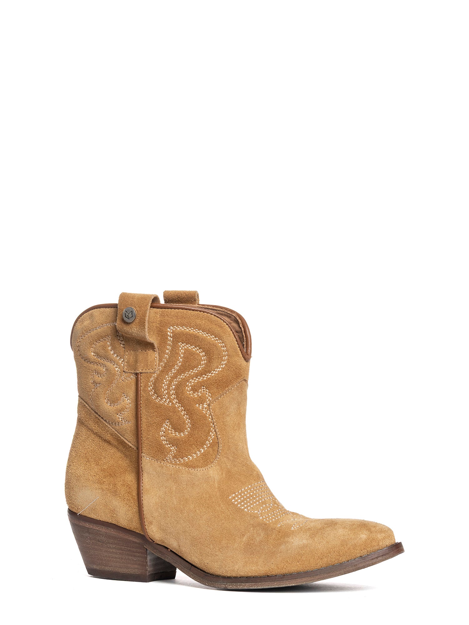 Alma Tronchetti texani in camoscio alce