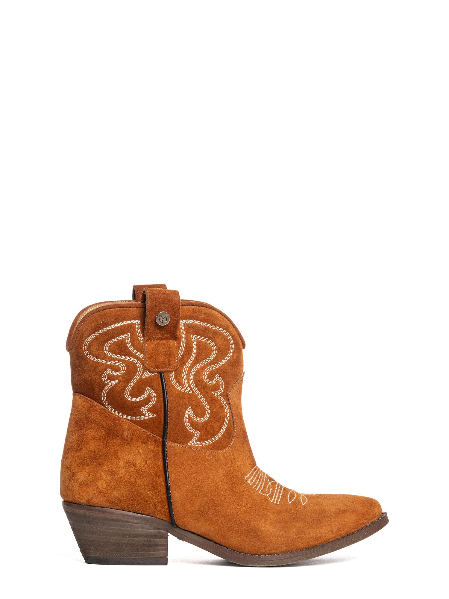 Alma Tronchetti texani in camoscio cuoio