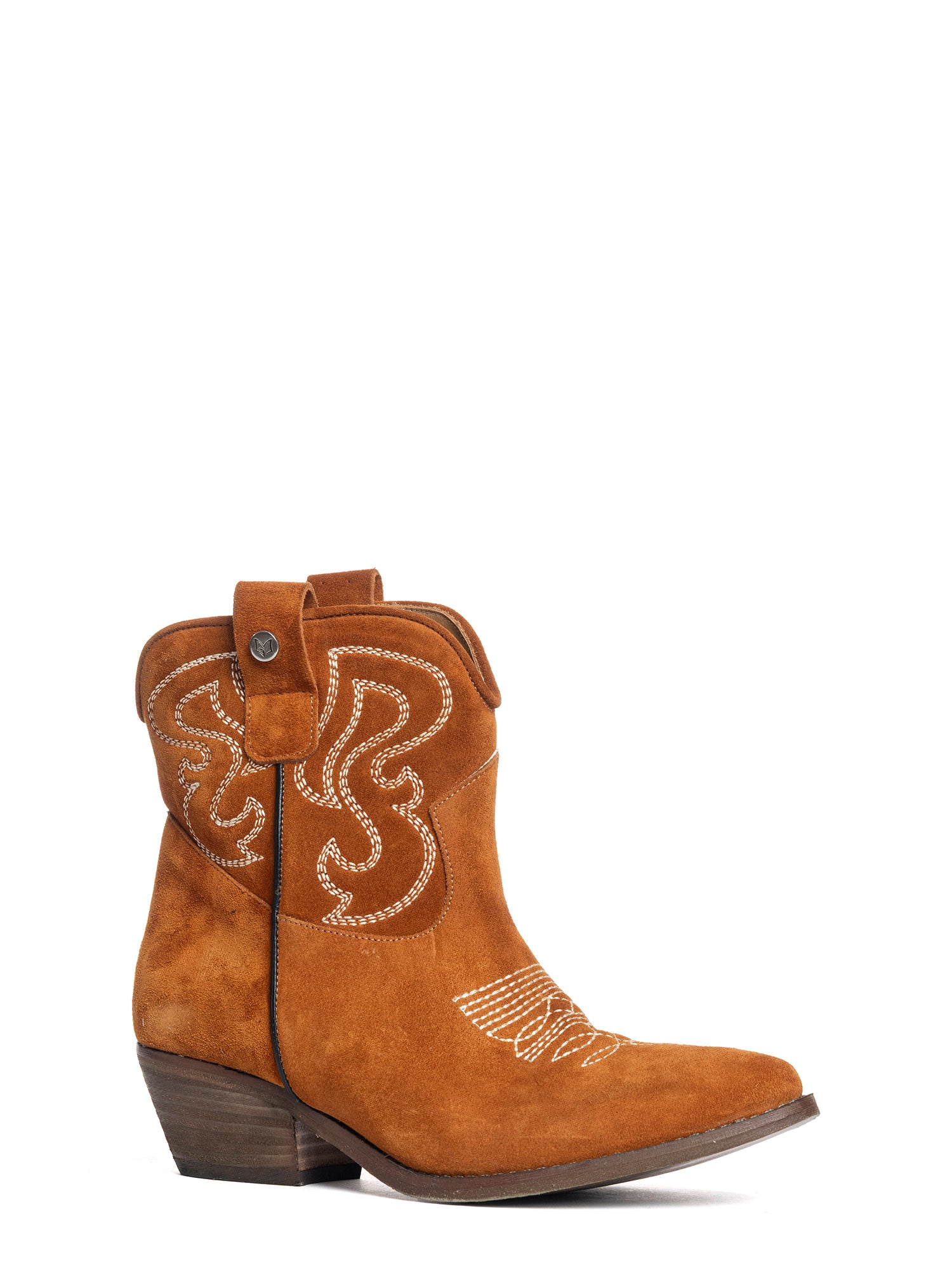 Alma Tronchetti texani in camoscio cuoio