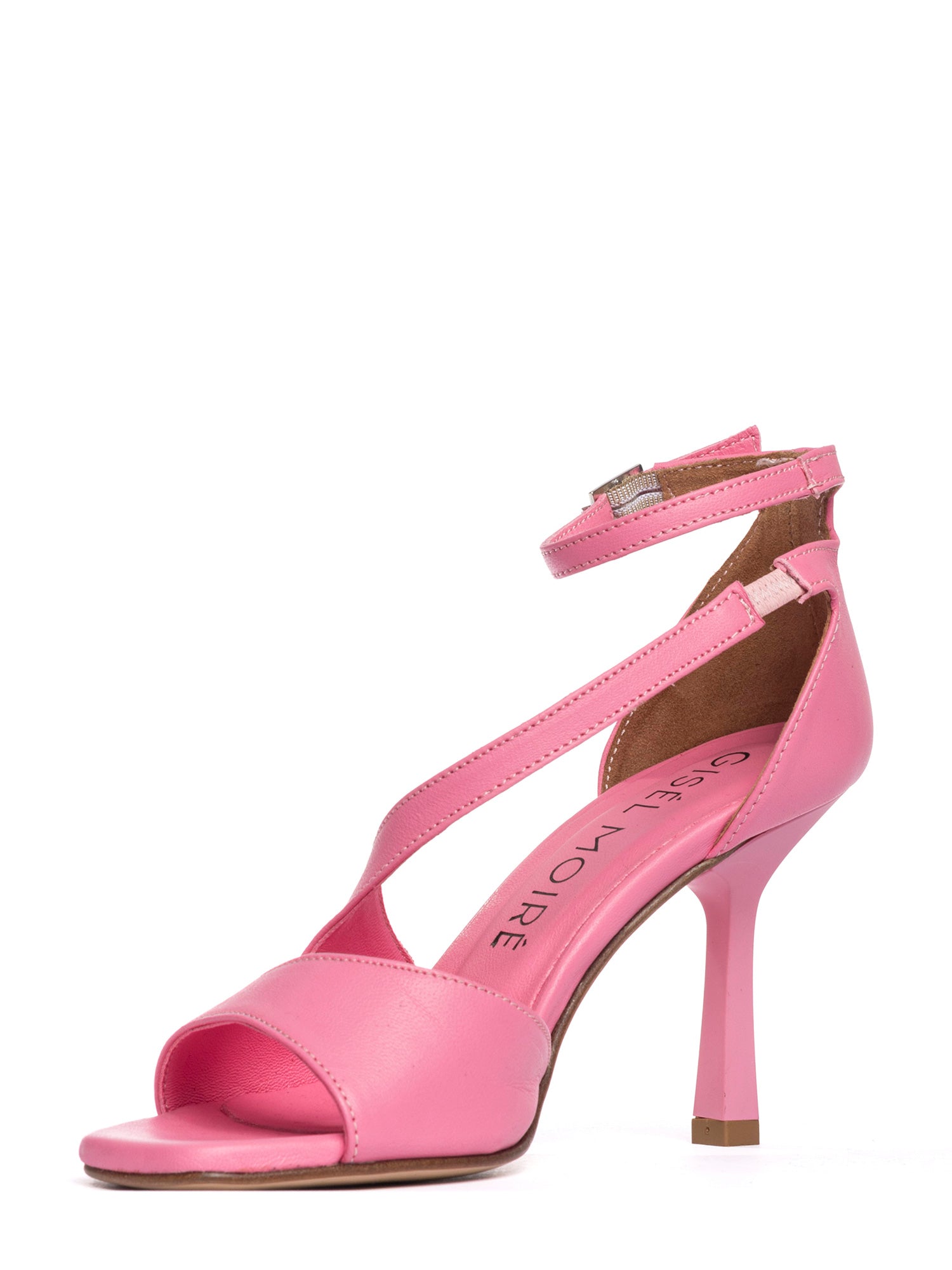 Berenge Sandali spuntati in nappa rosa barbie