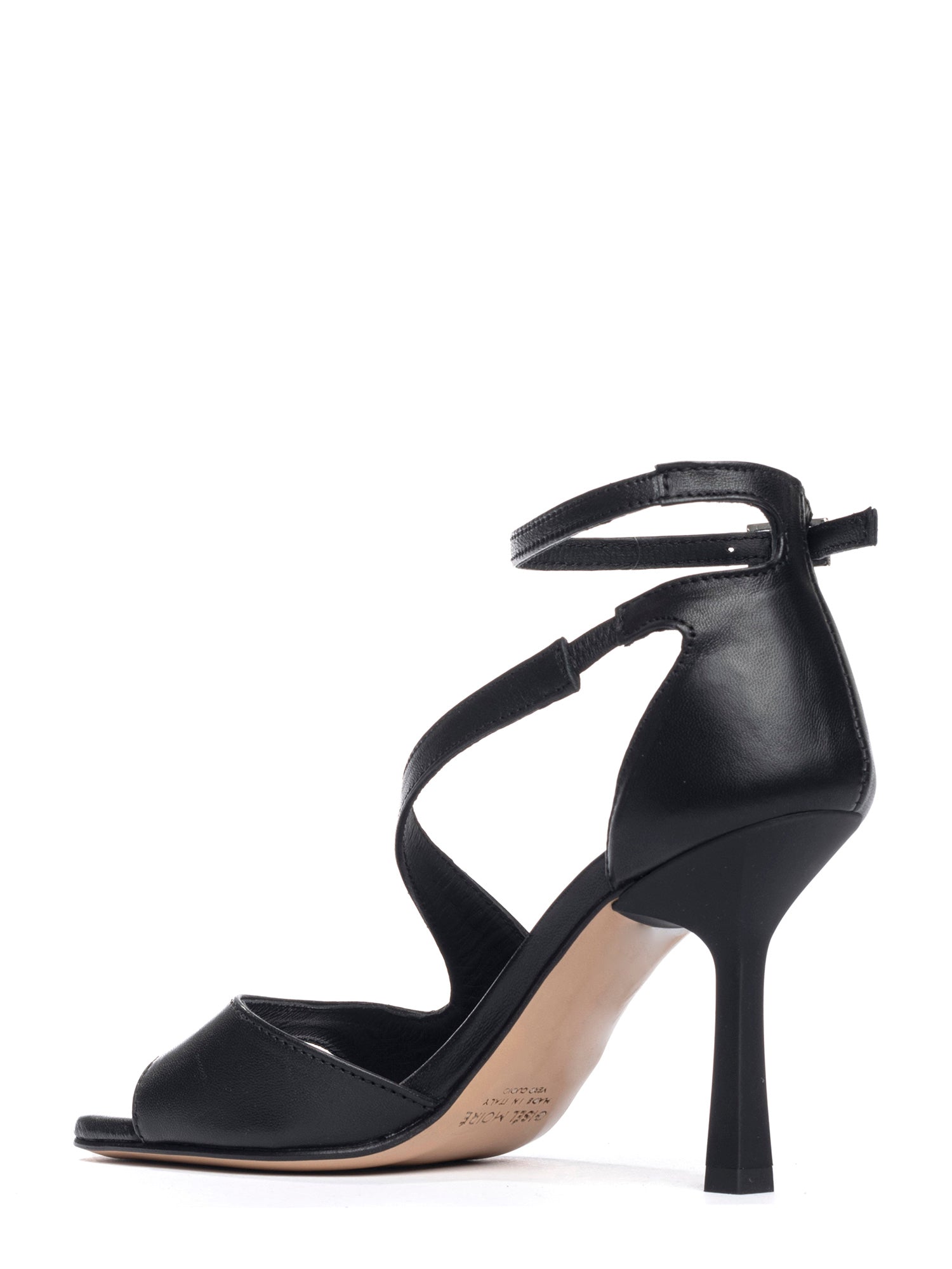 Berenge Sandali spuntati in nappa nero