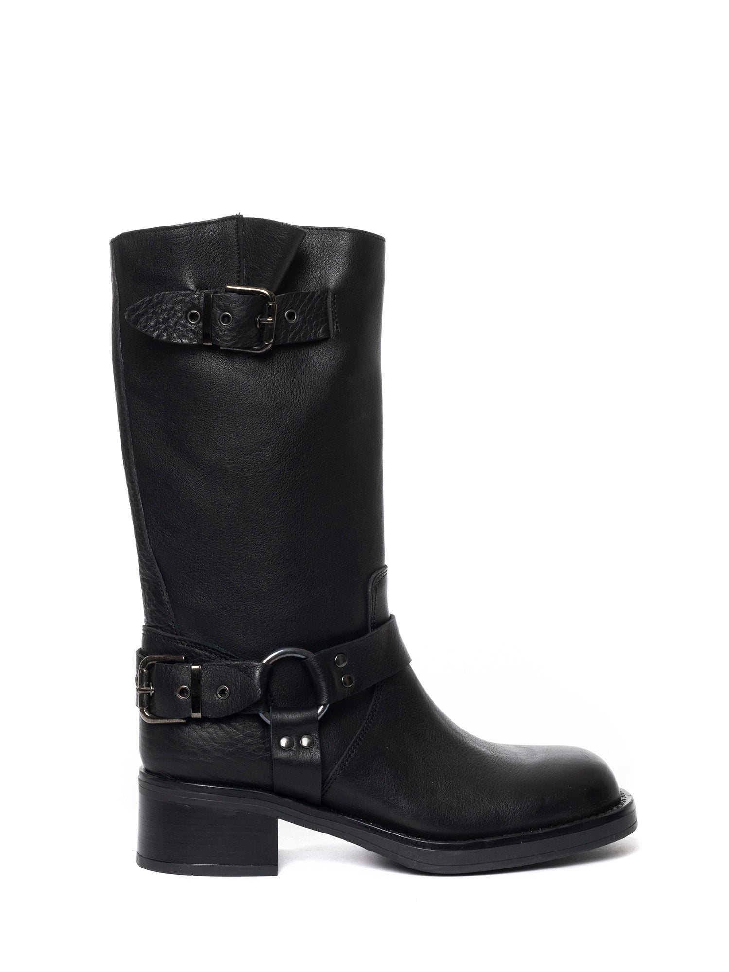 Chester Biker in montone nero
