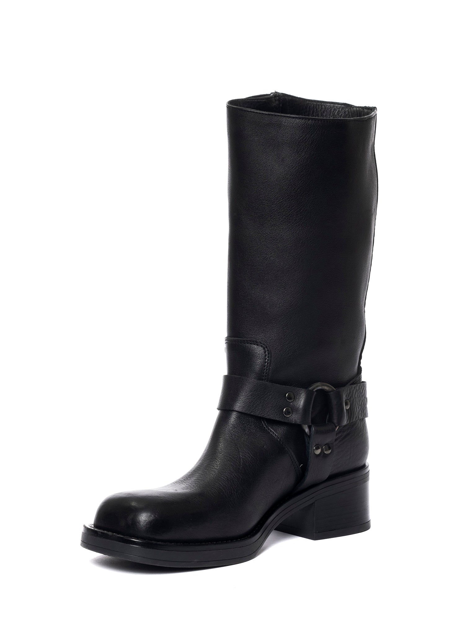 Chester Biker in montone nero