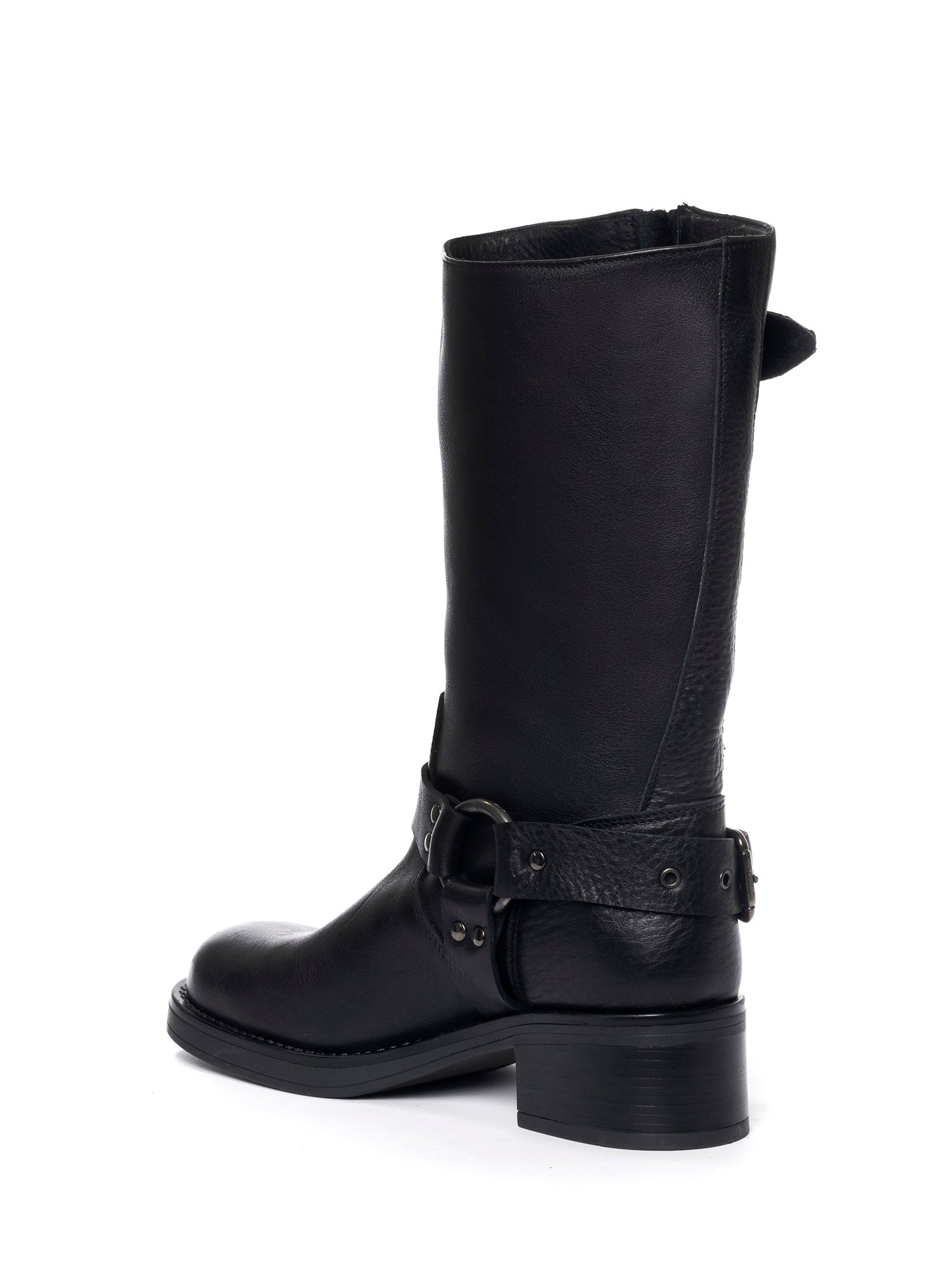 Chester Biker in montone nero