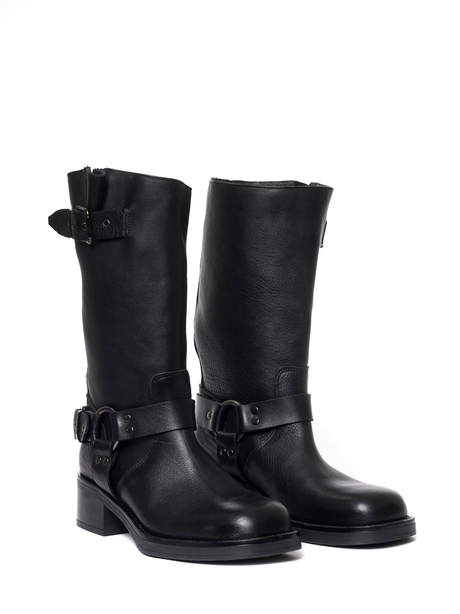 Chester Biker in montone nero