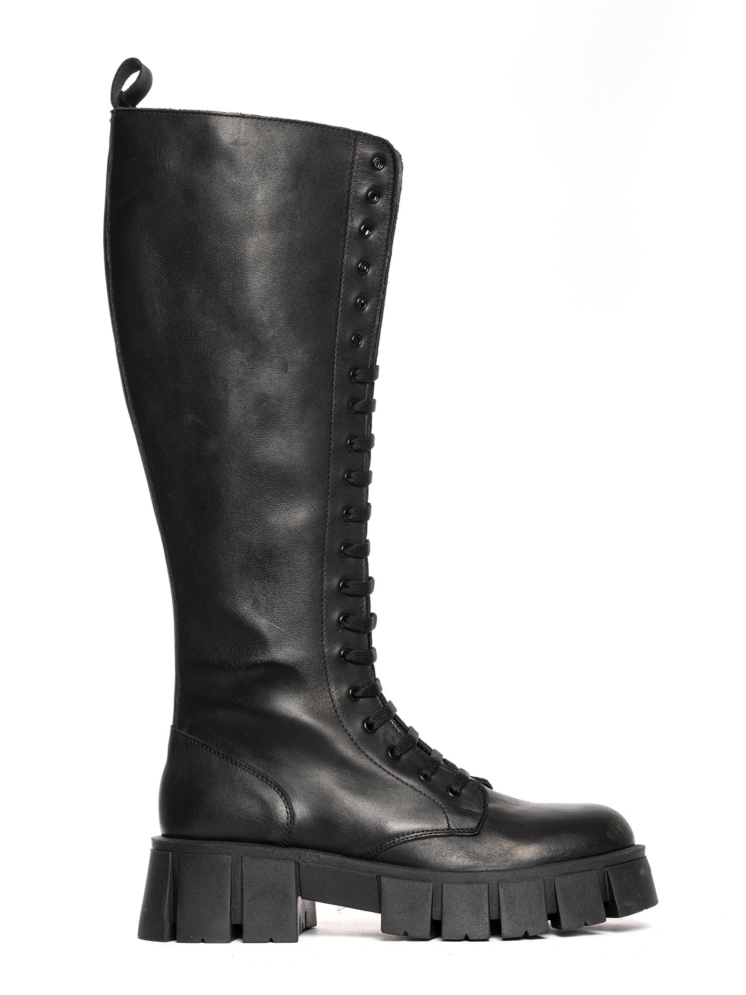 Cooper Biker in black calfskin