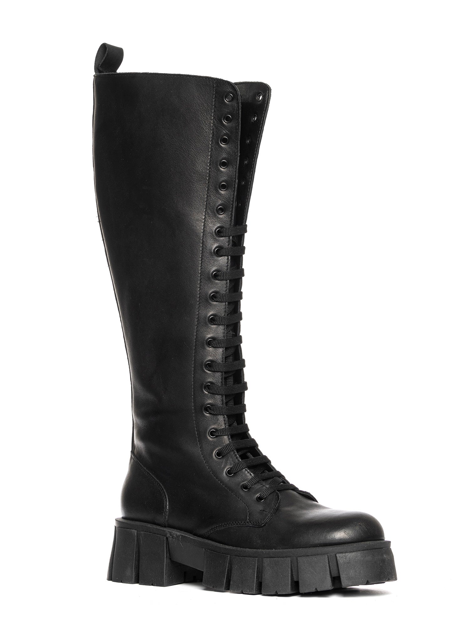 Cooper Biker in black calfskin
