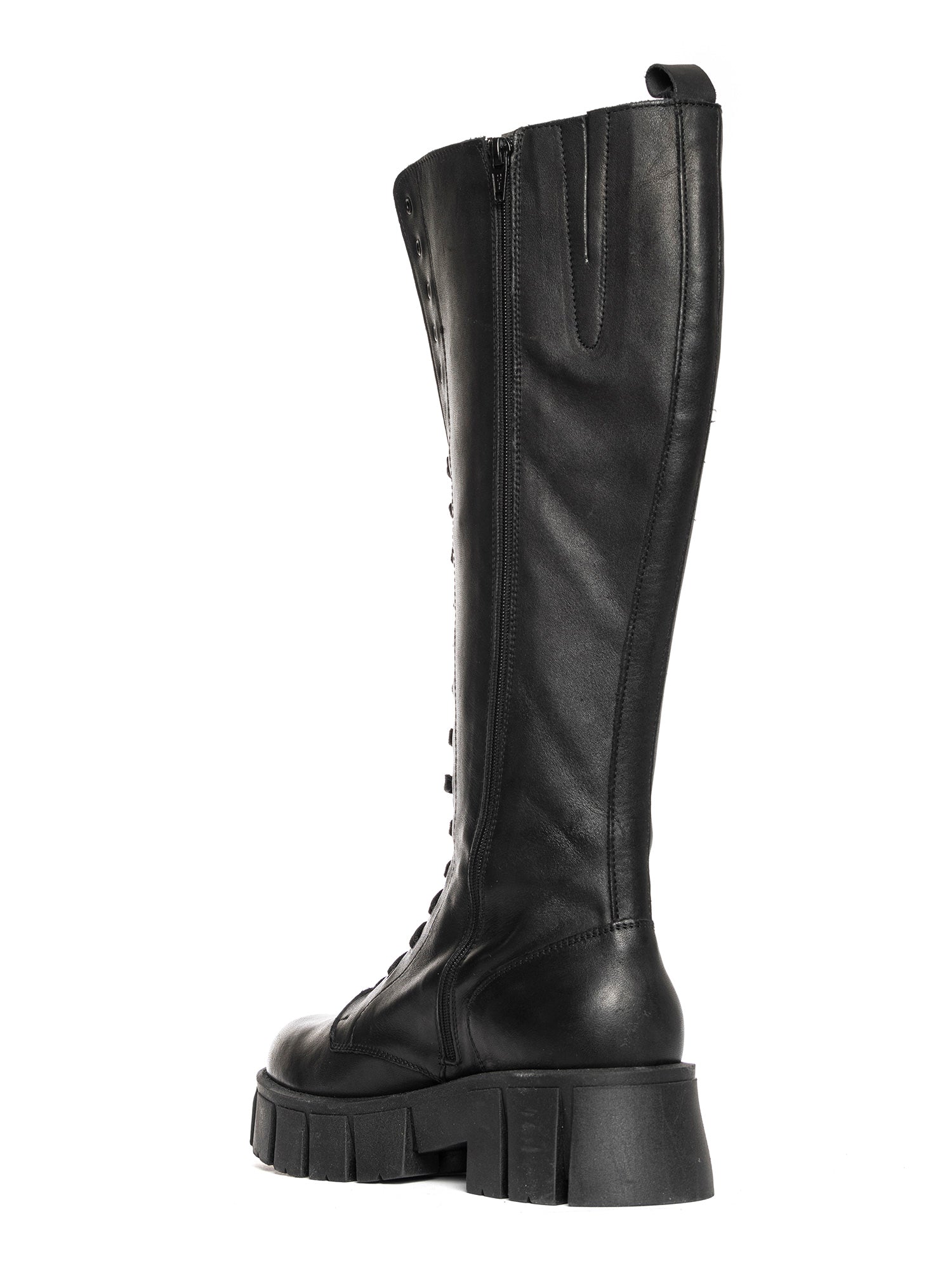 Cooper Biker in black calfskin