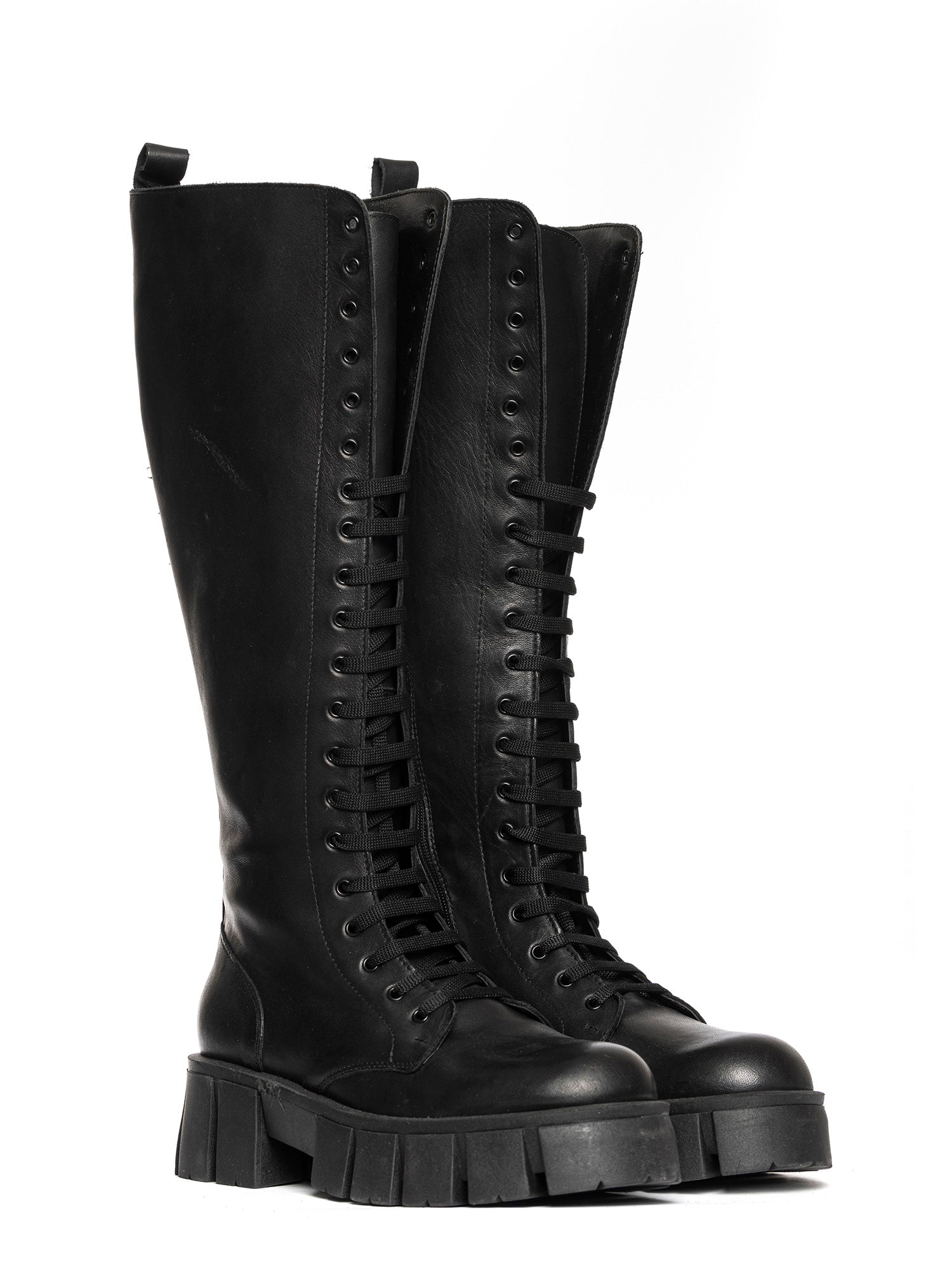 Cooper Biker in black calfskin