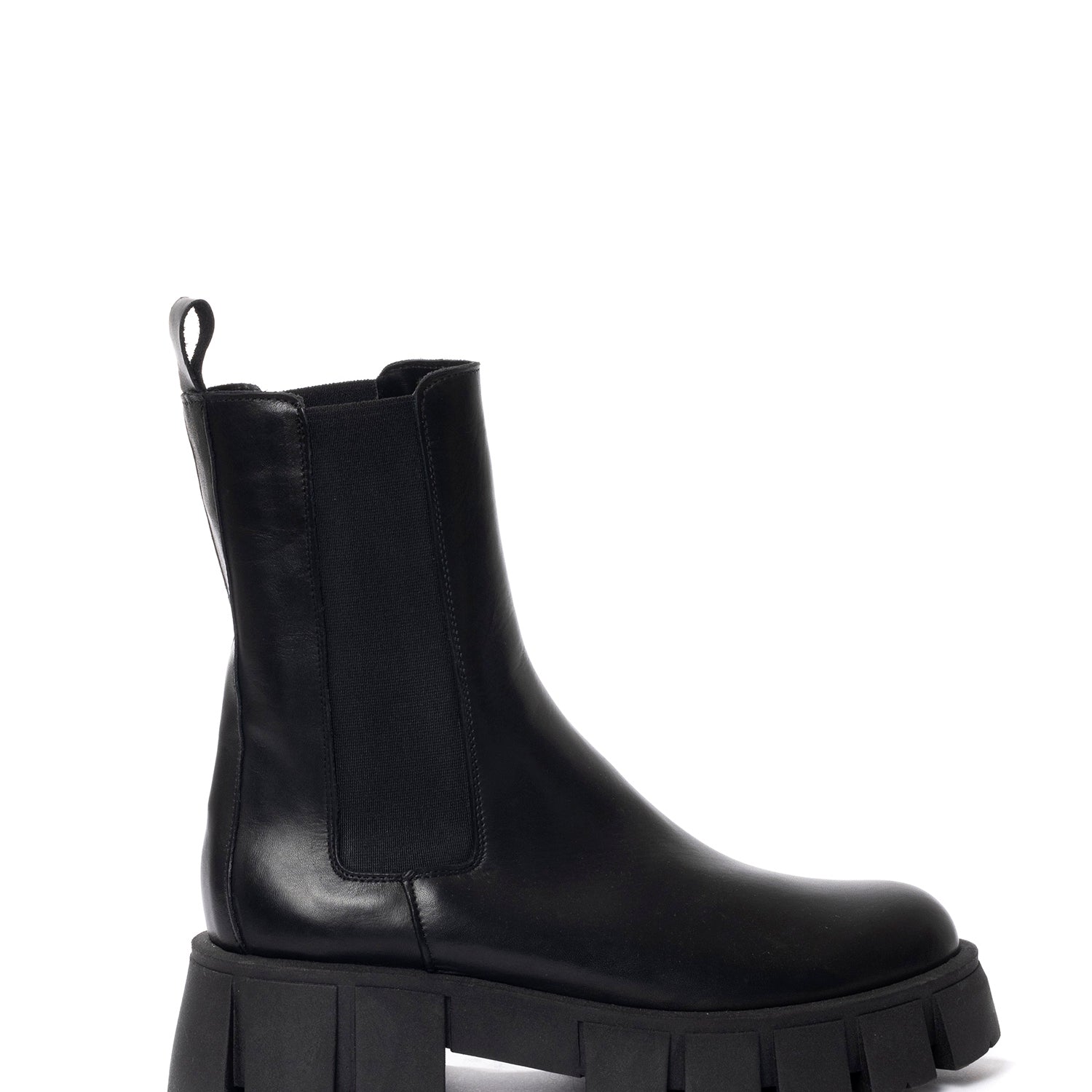 Copenhagen Biker in black calfskin