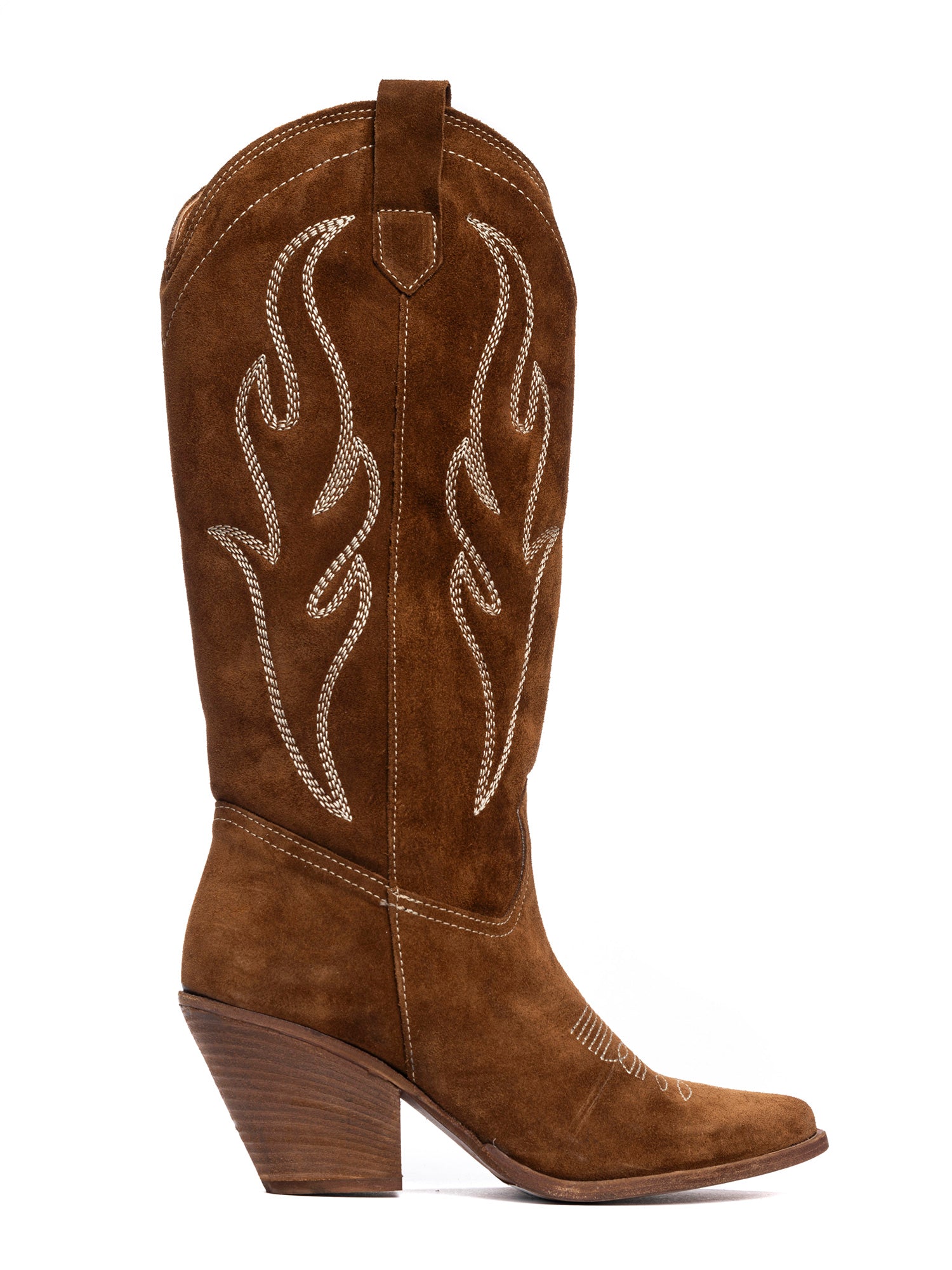 Corazón Stivali texani in camoscio cuoio