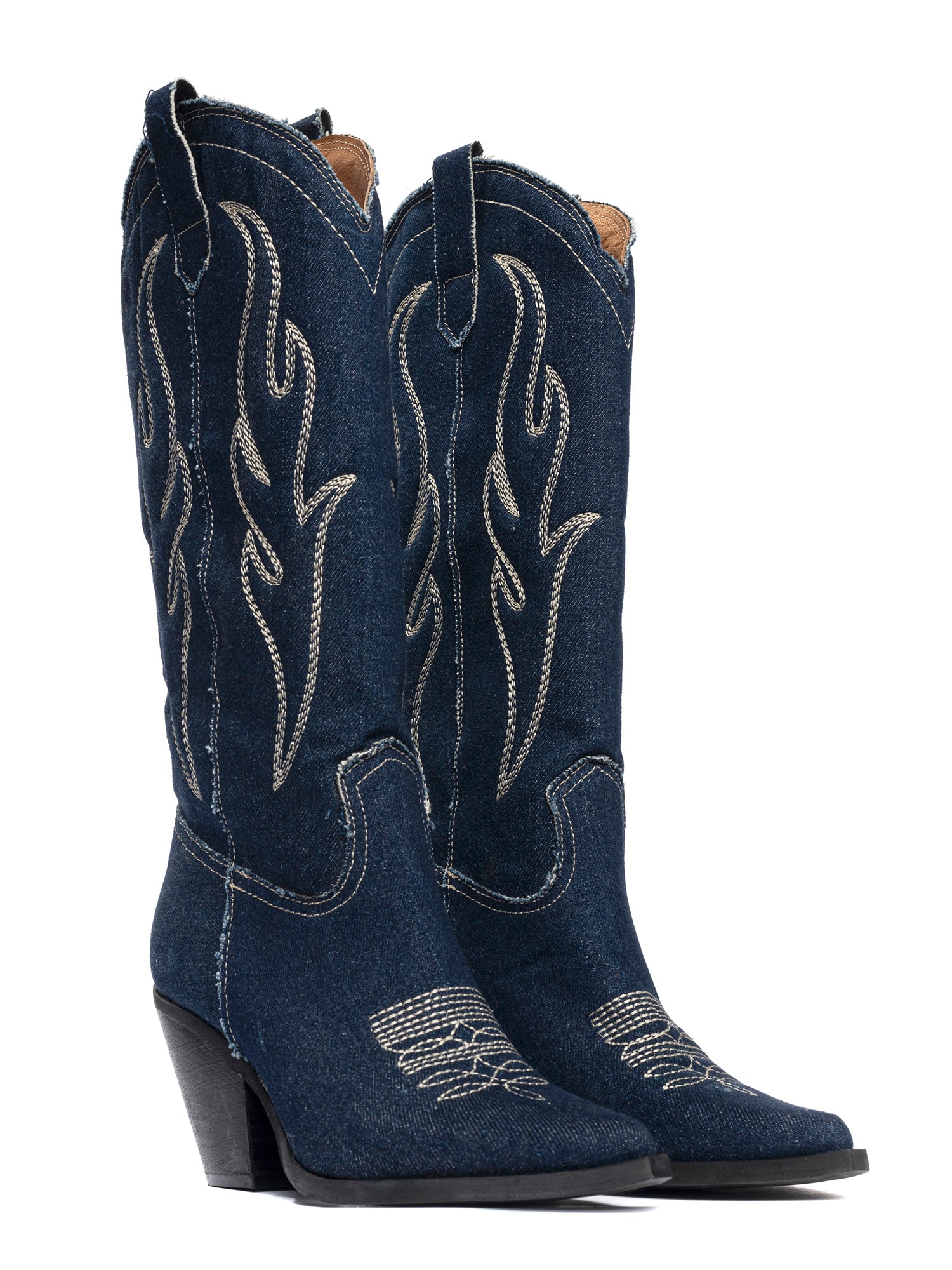 Corazón Stivali texani in tessuto jeans