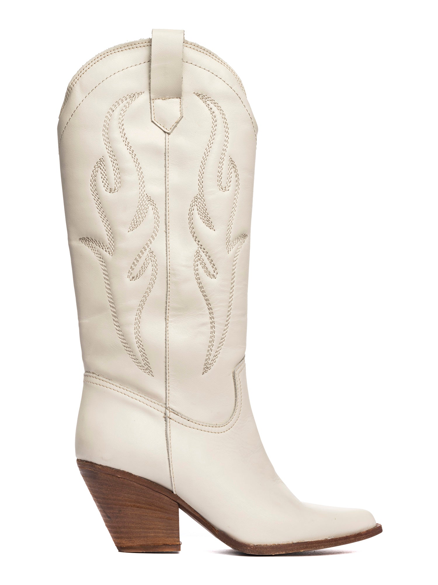 Corazón Stivali texani in vitello off white