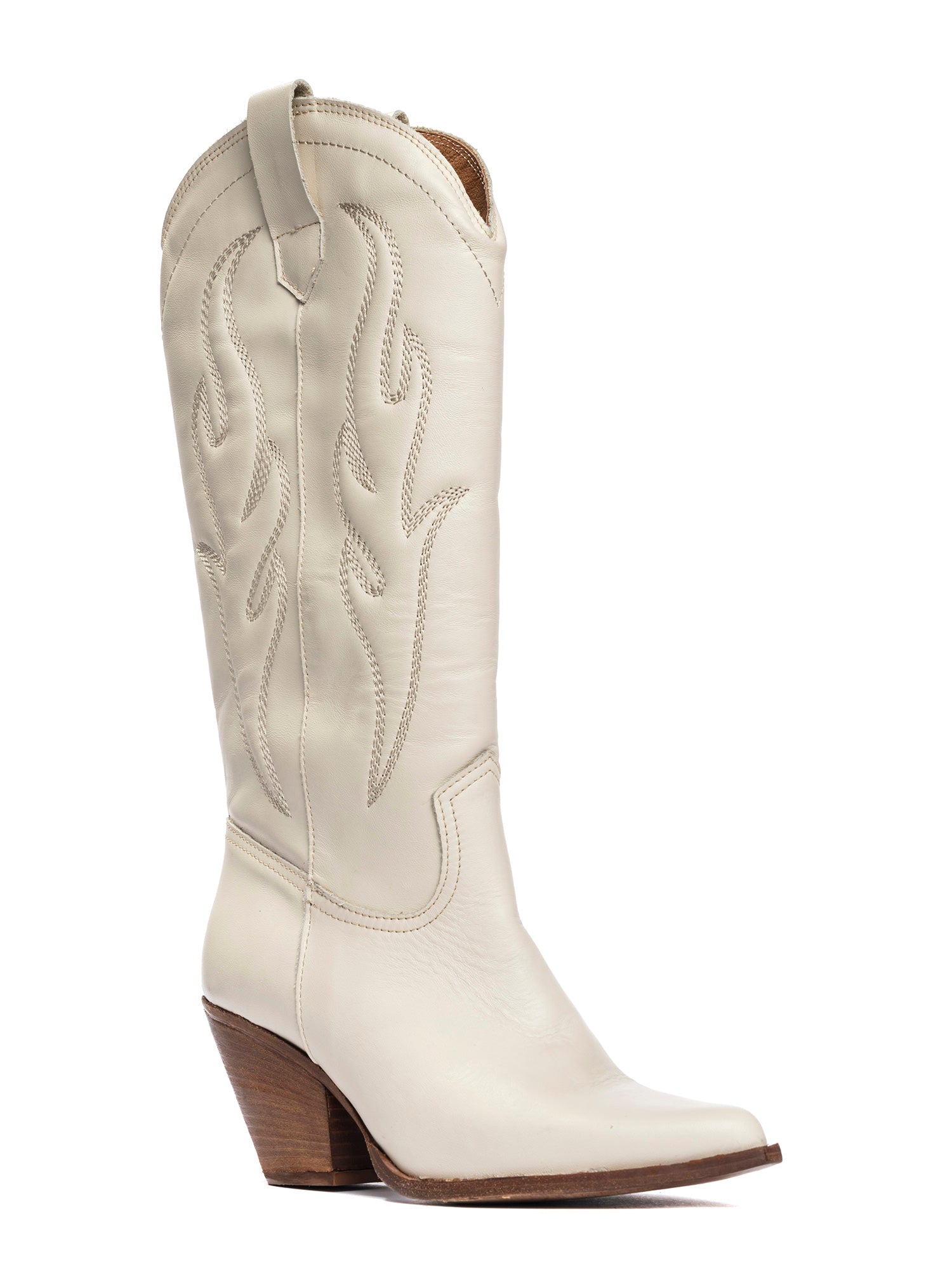 Corazón Stivali texani in vitello off white