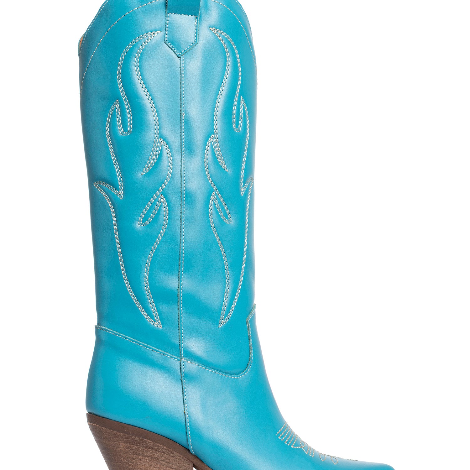 Corazon Stivali texani in vitello azzurro