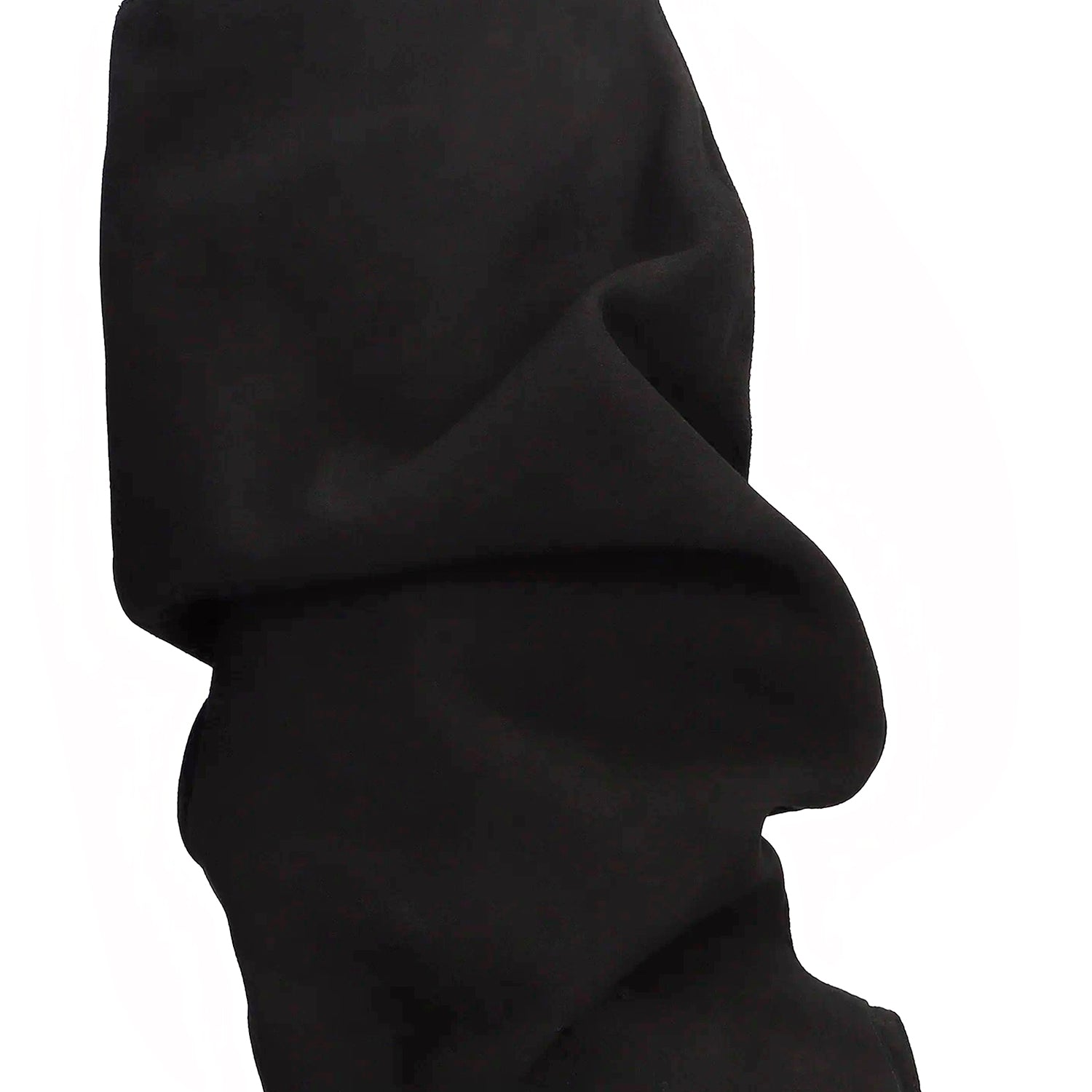 Camy Bottines ouvertes en daim noir