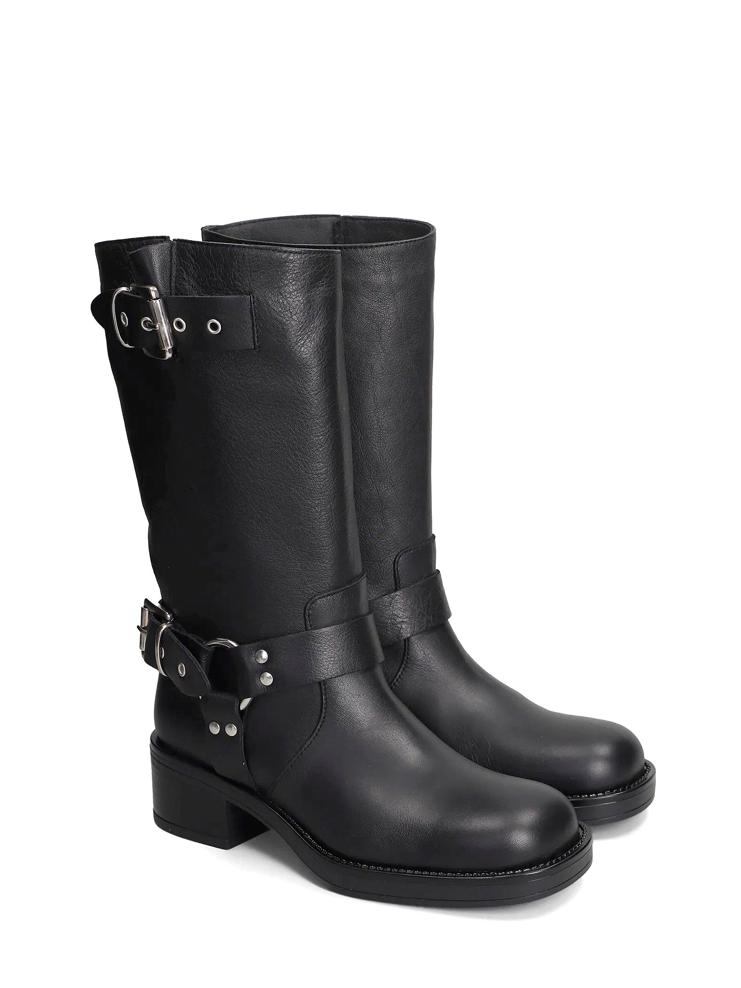 Chester Biker in montone nero