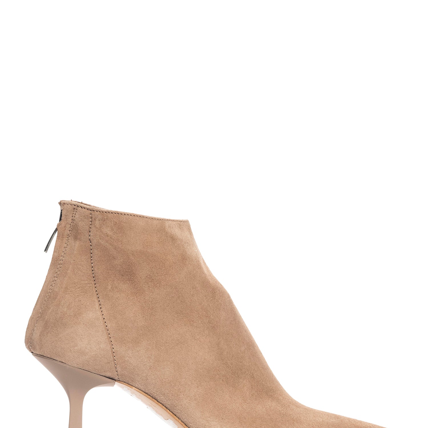 Elise Tronchetti in camoscio rosa antico