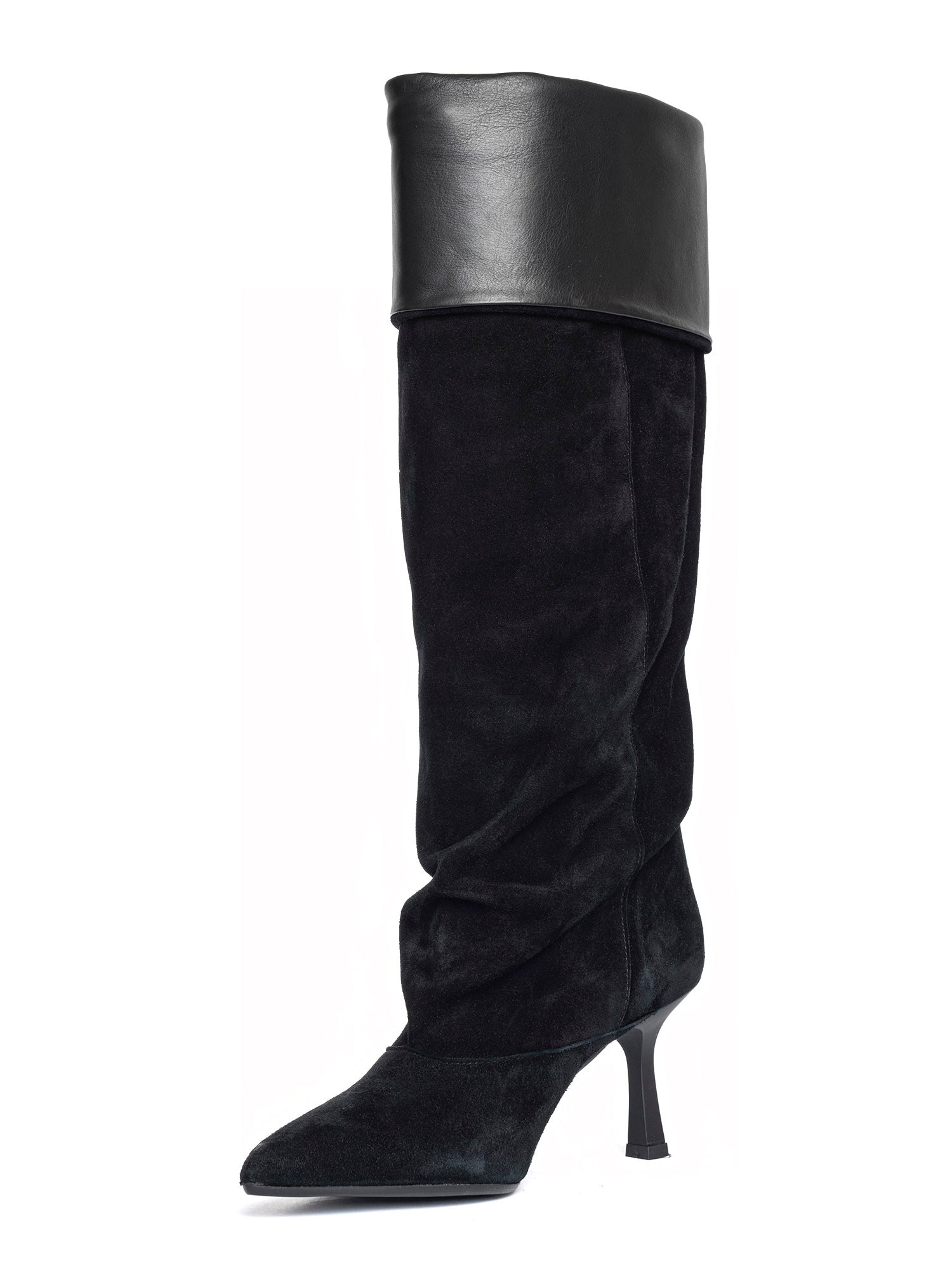 Elly Stivali in camoscio nero