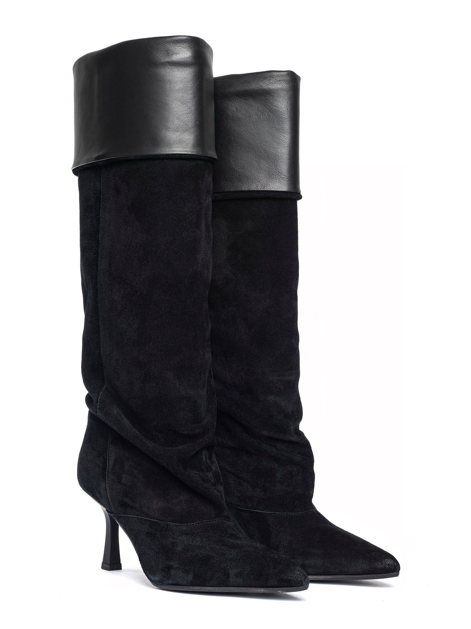 Elly Stivali in camoscio nero