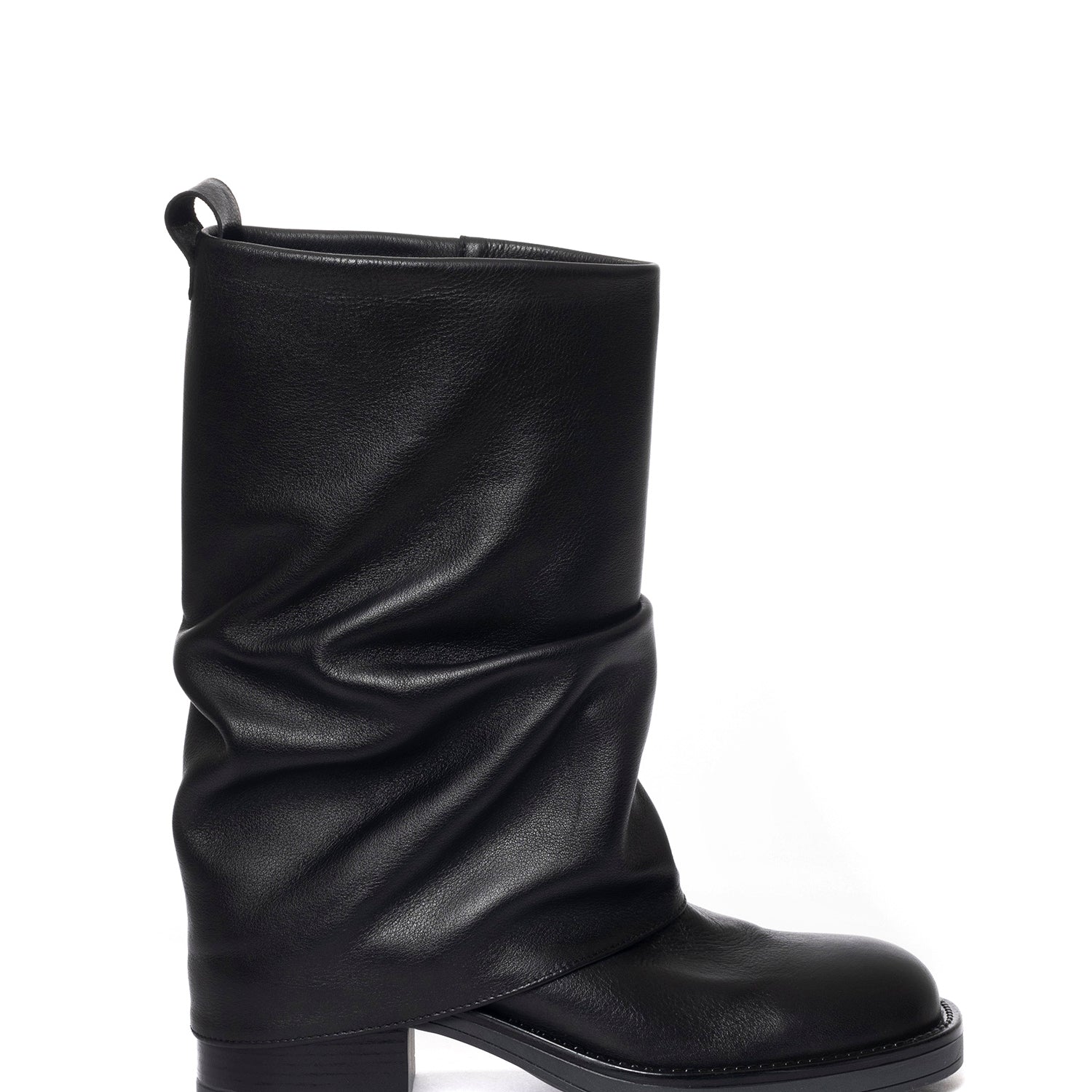Everton Biker in montone nero