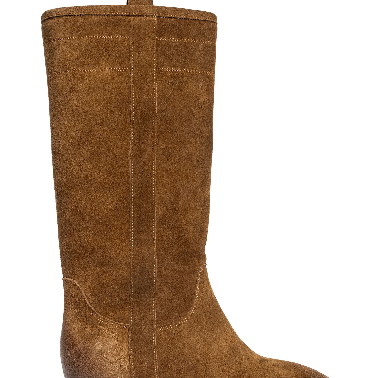 Gabon stivali texani in camoscio bruciato