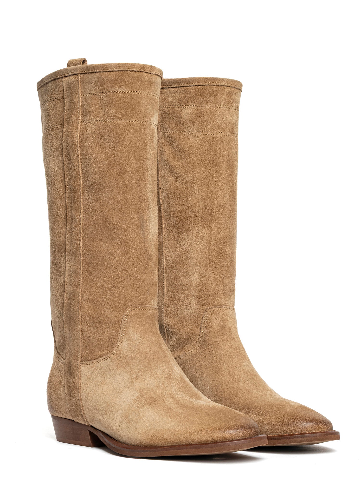 Gabon Stivali texani in camoscio deserto