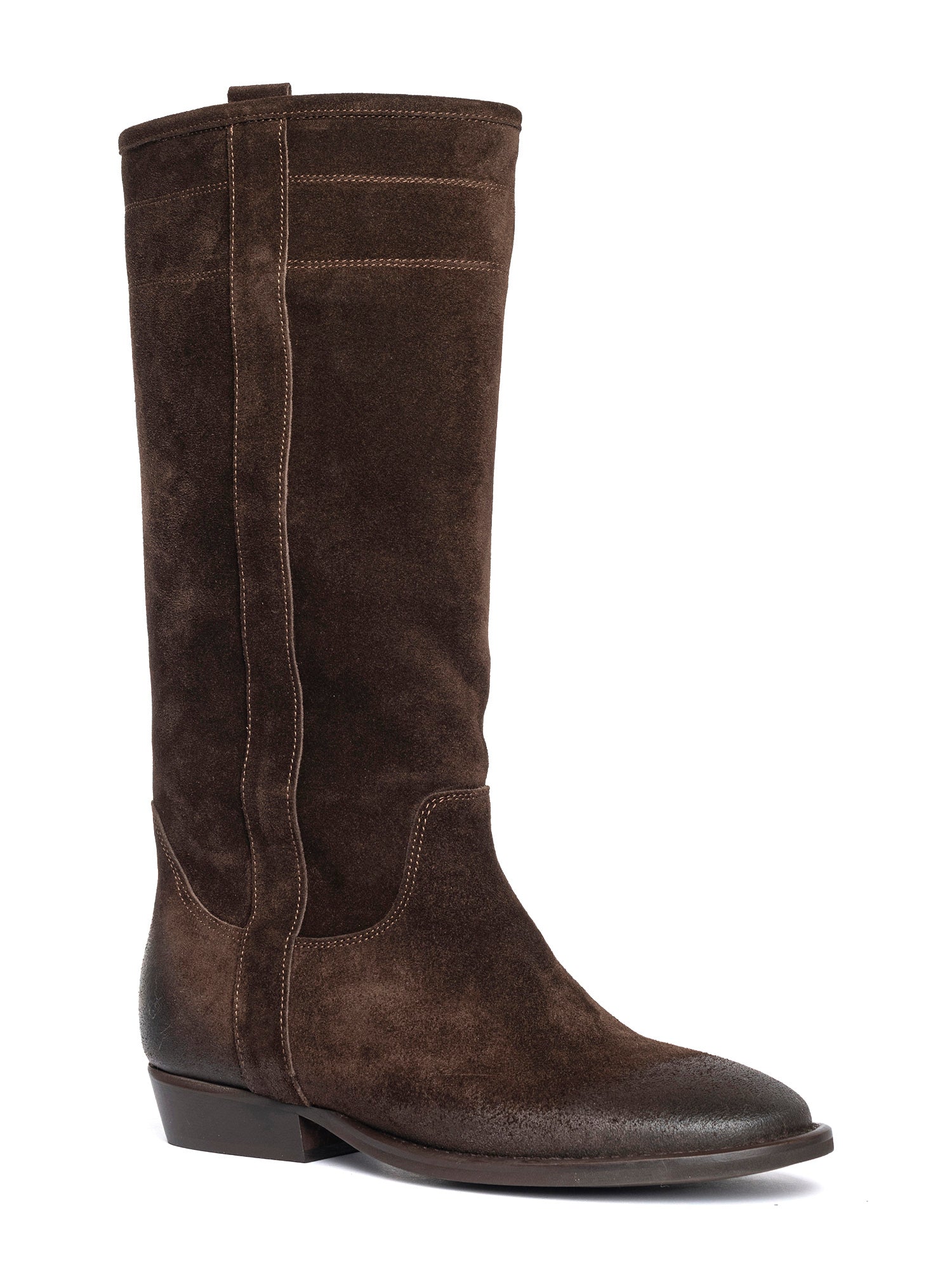 Guatemala Brown Suede Texan Boots