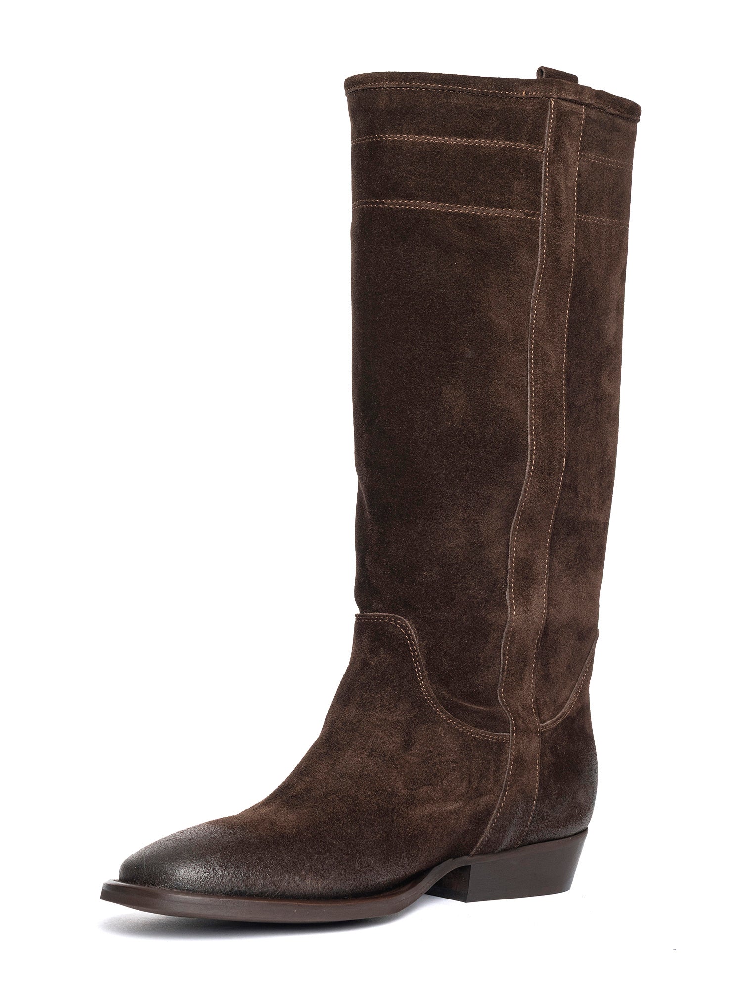 Guatemala Brown Suede Texan Boots