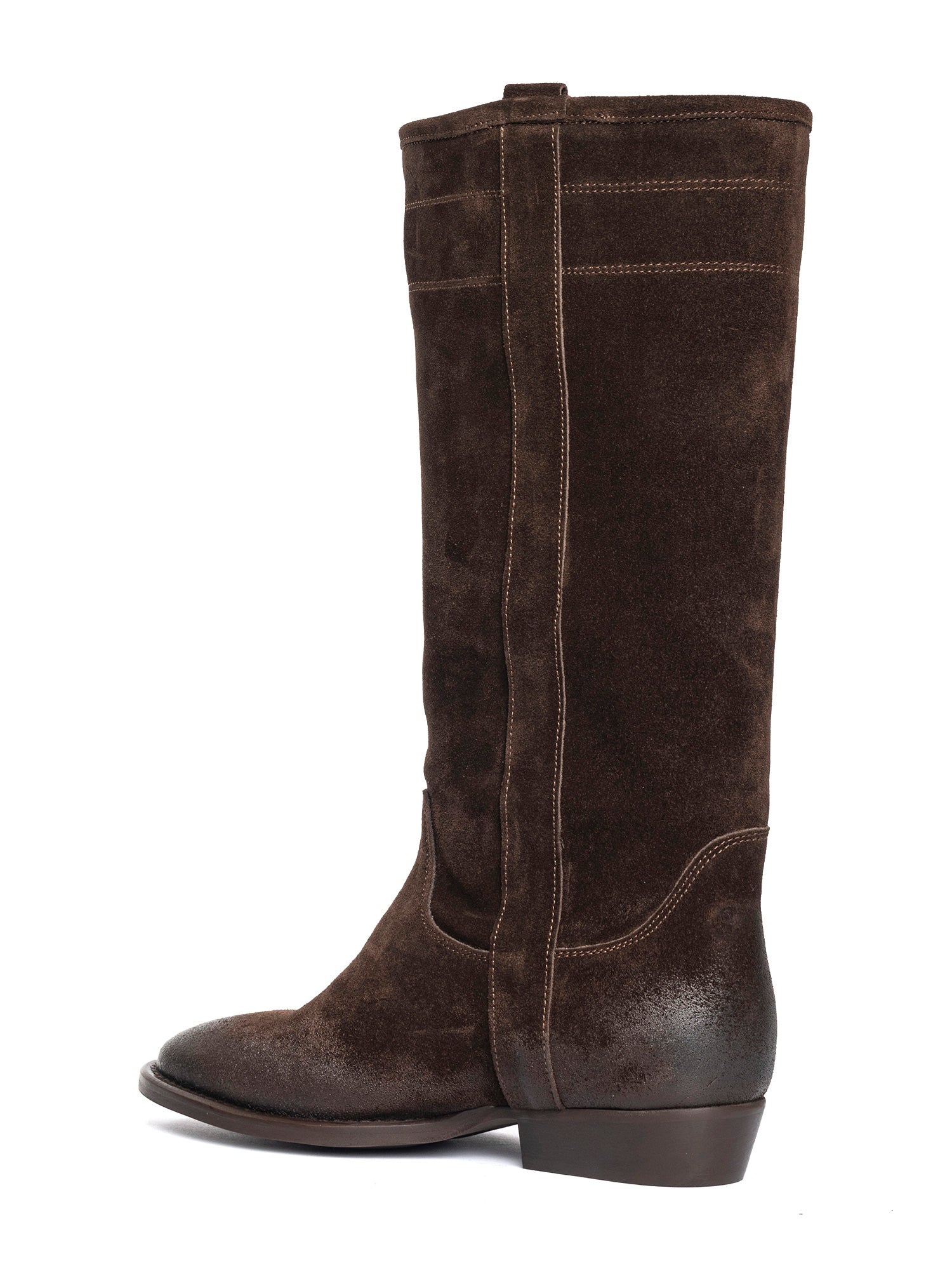 Guatemala Brown Suede Texan Boots