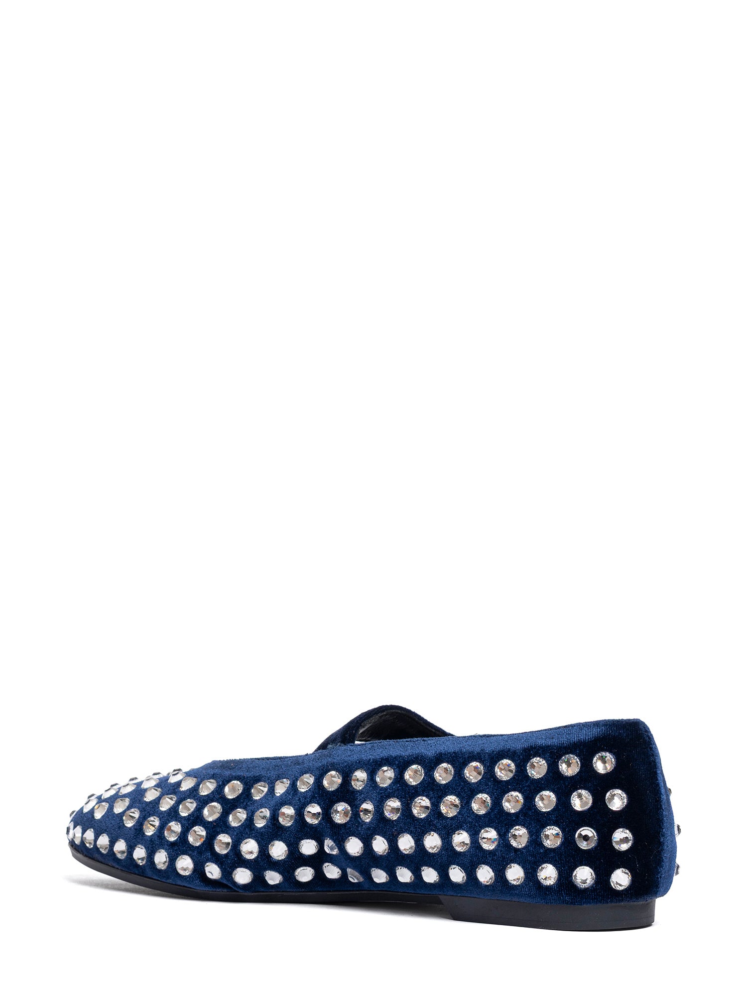 Gold Ballerine velluto blu