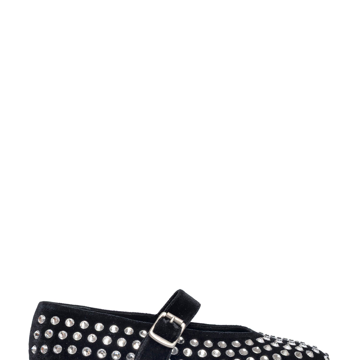 Gold Ballerine velluto nero