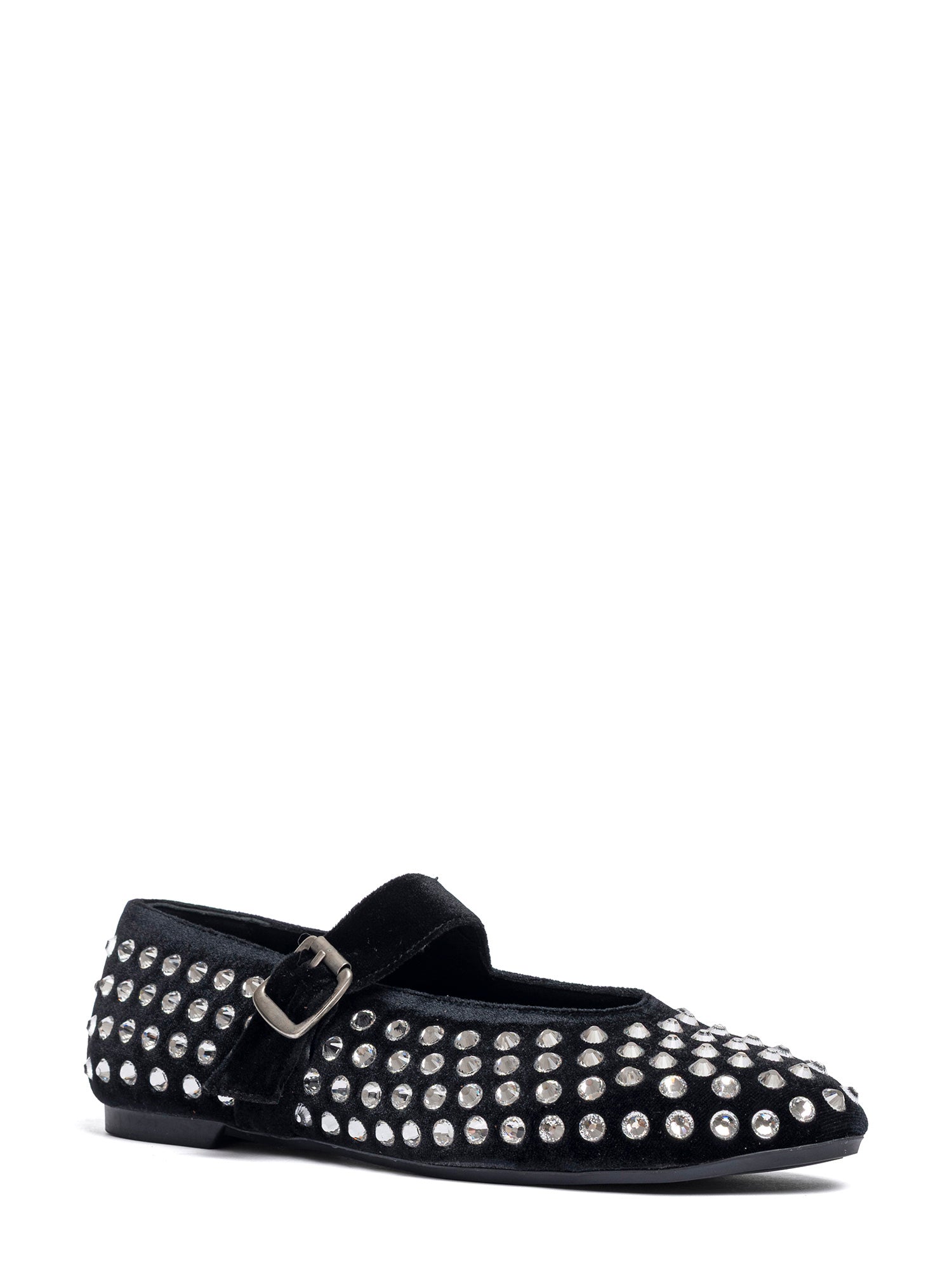 Gold Ballerine velluto nero