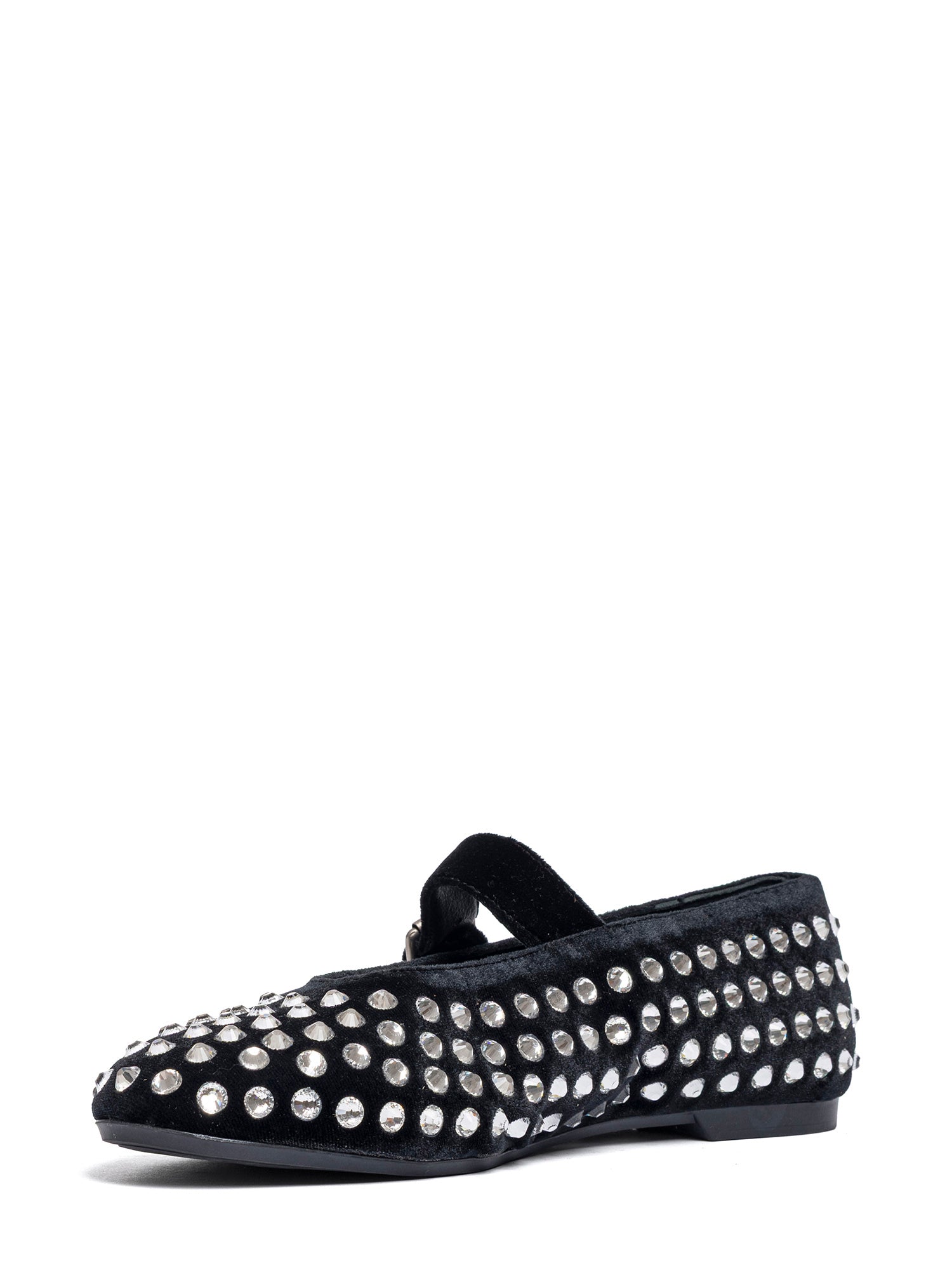 Gold Ballerine velluto nero