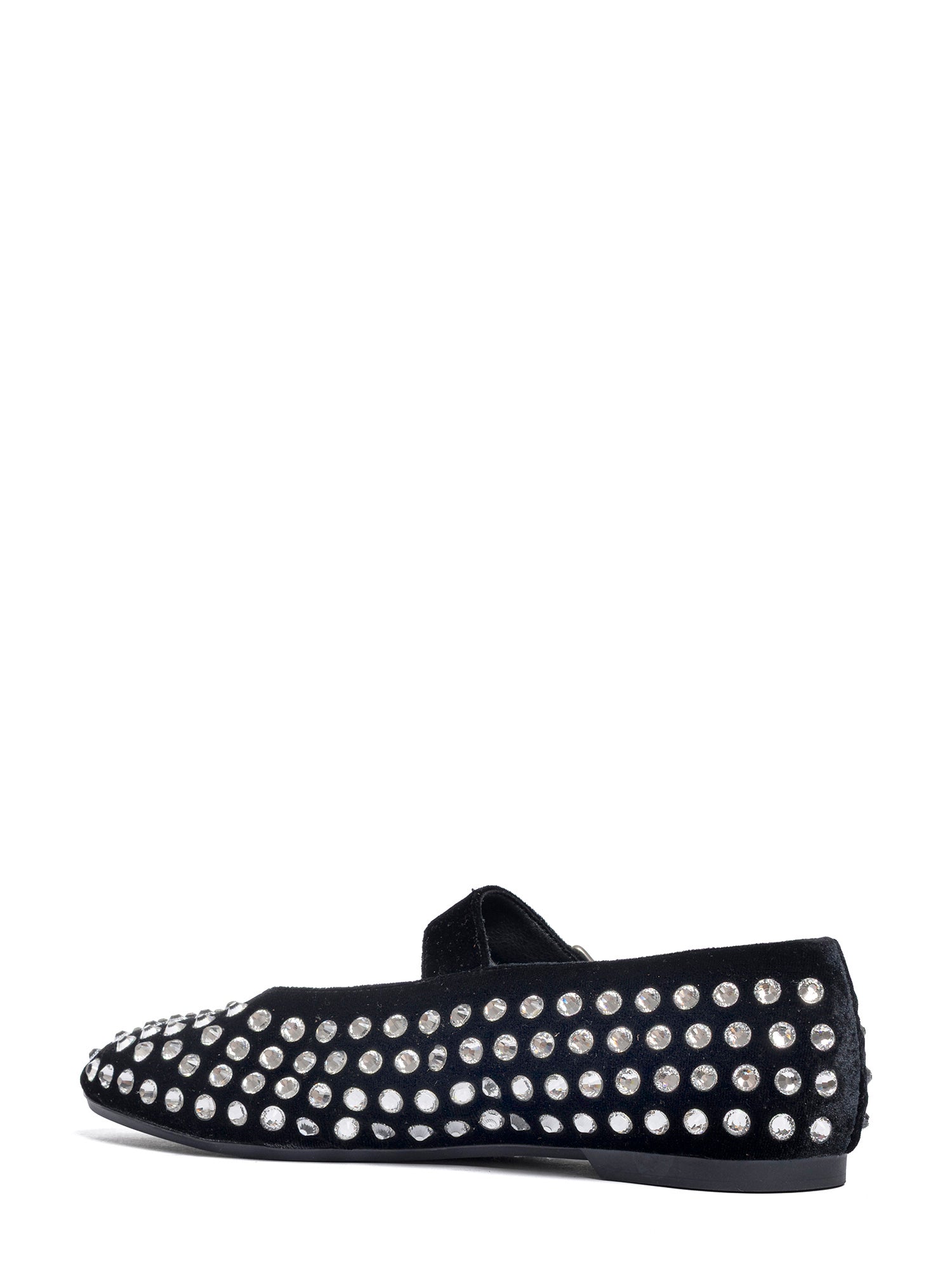 Gold Ballerine velluto nero