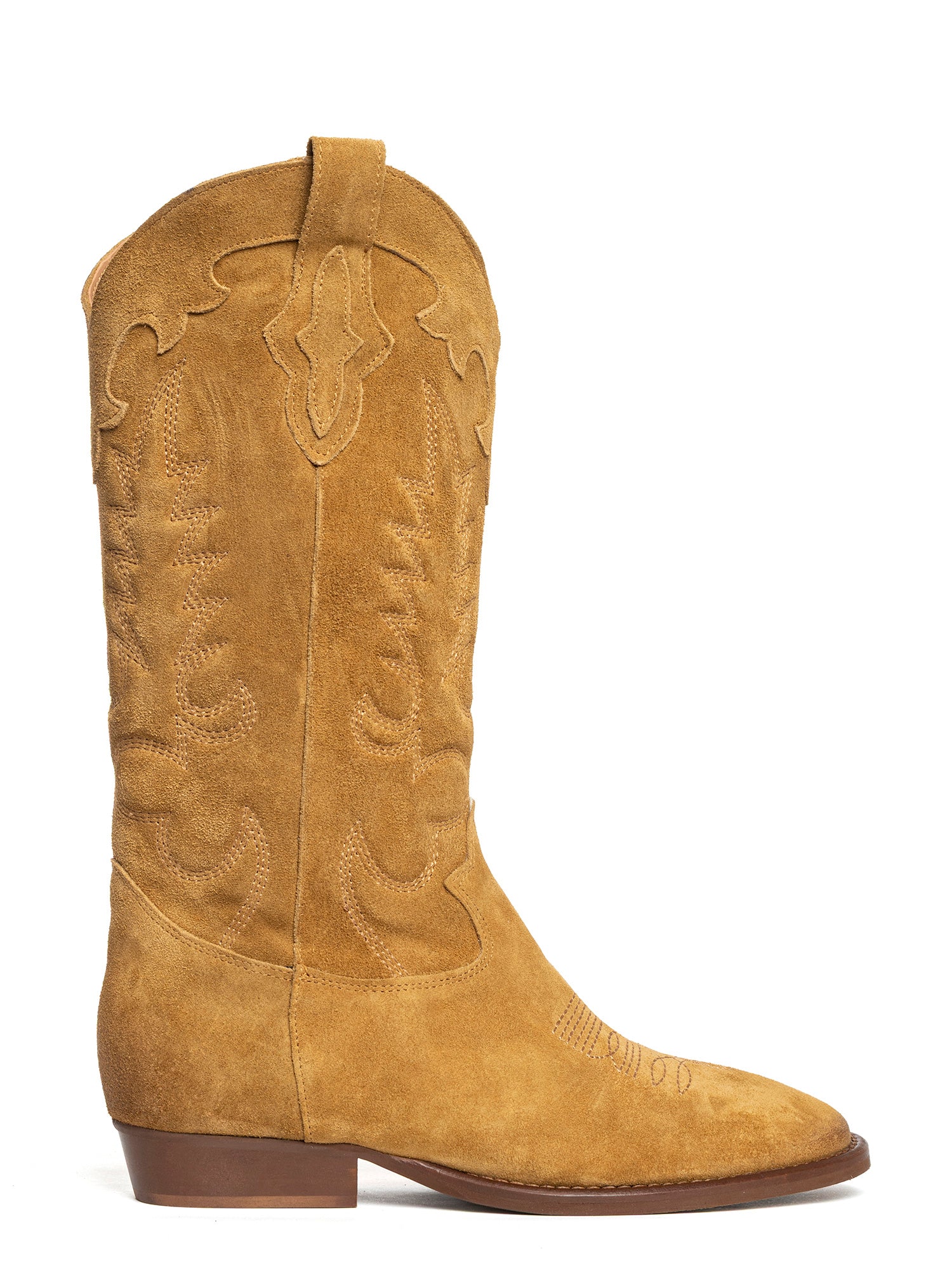 Guatemala Stivali texani in camoscio rame