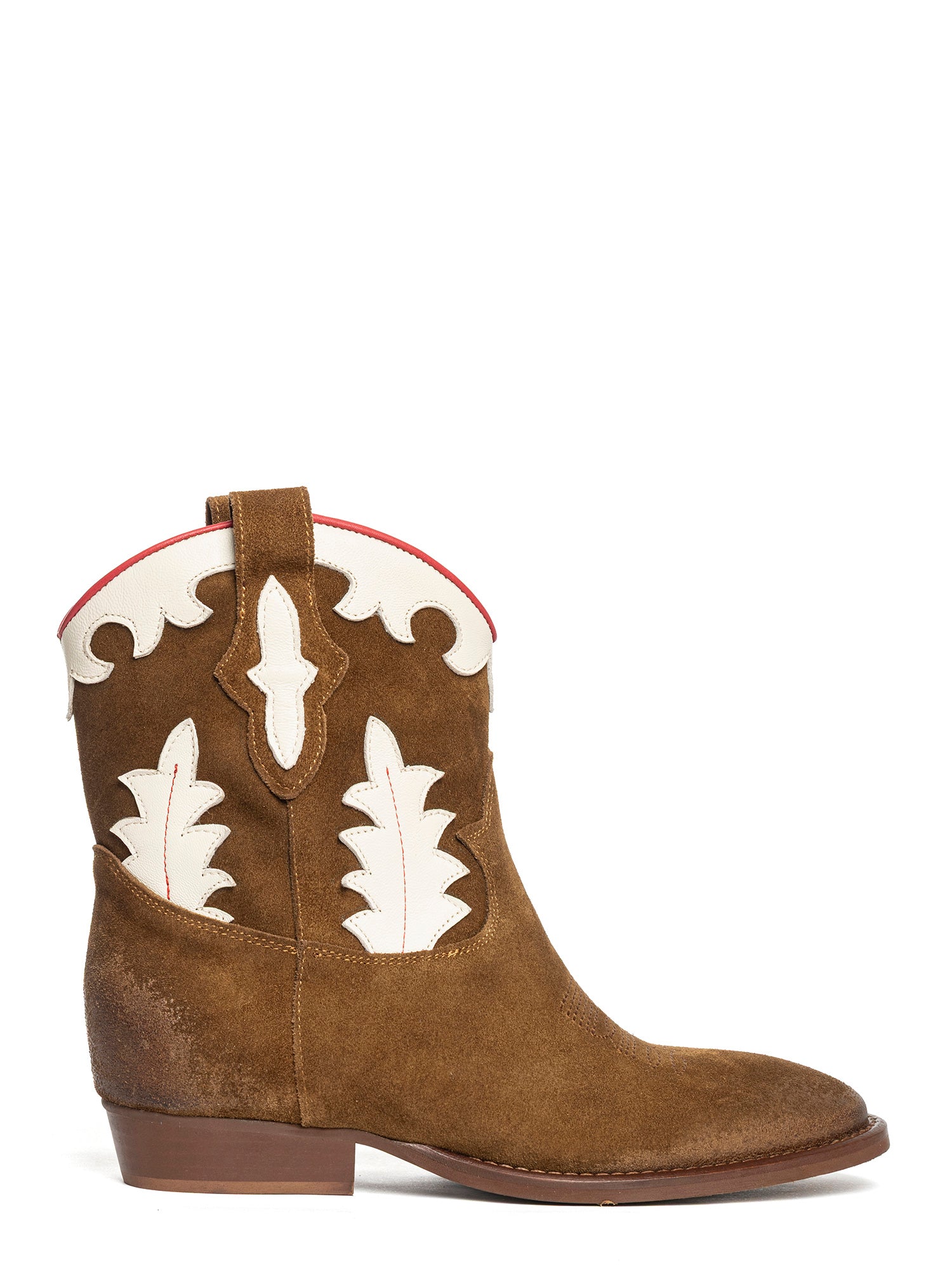 Guinea tronchetti texani in camoscio bruciato