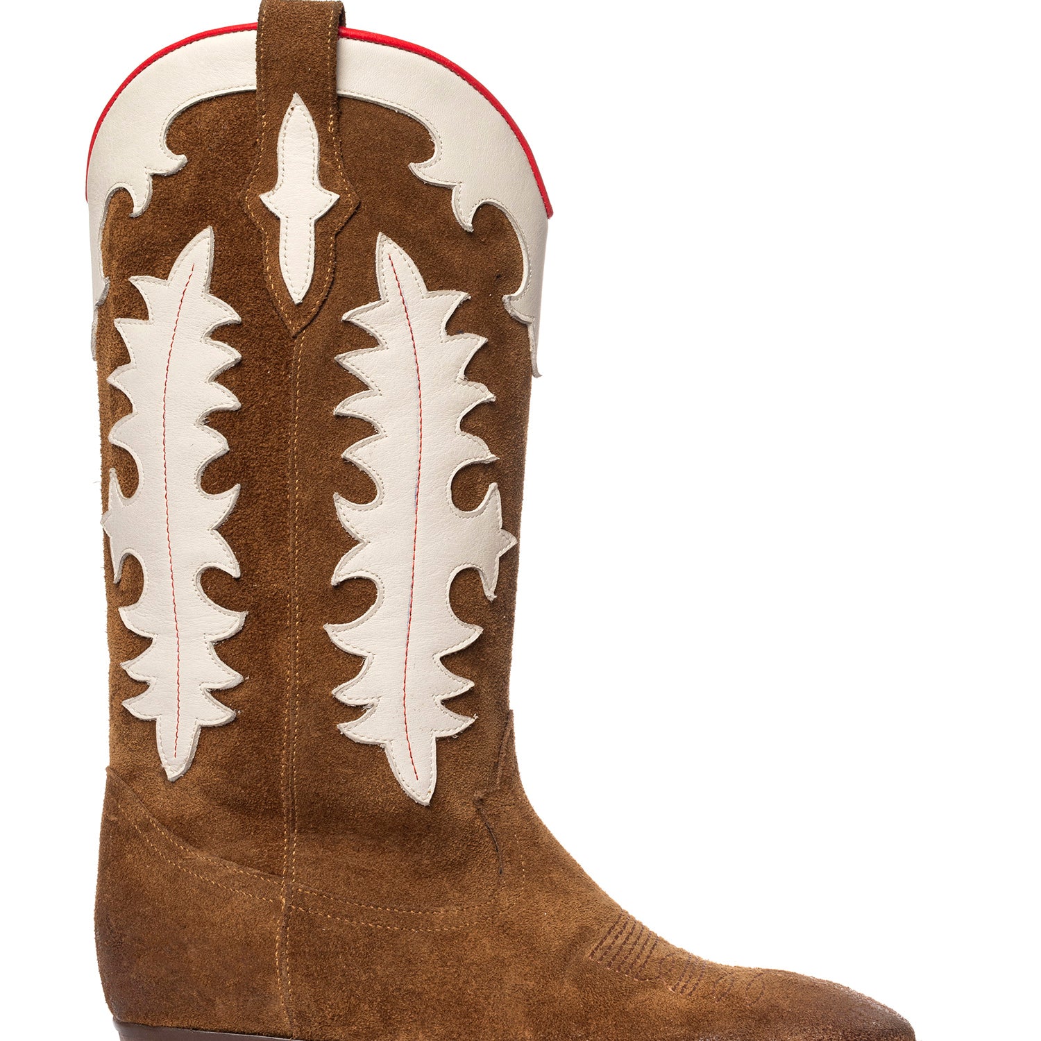 Kansas Stivali texani in camoscio bruciato