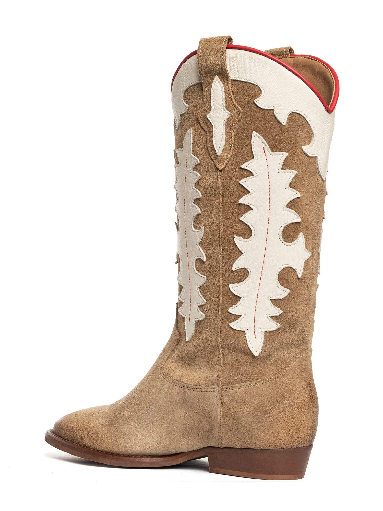 Kansas Stivali texani in camoscio deserto