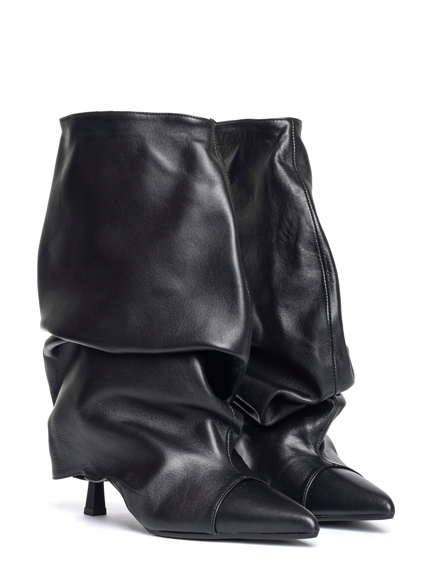Karmel Stivali in nappa nero