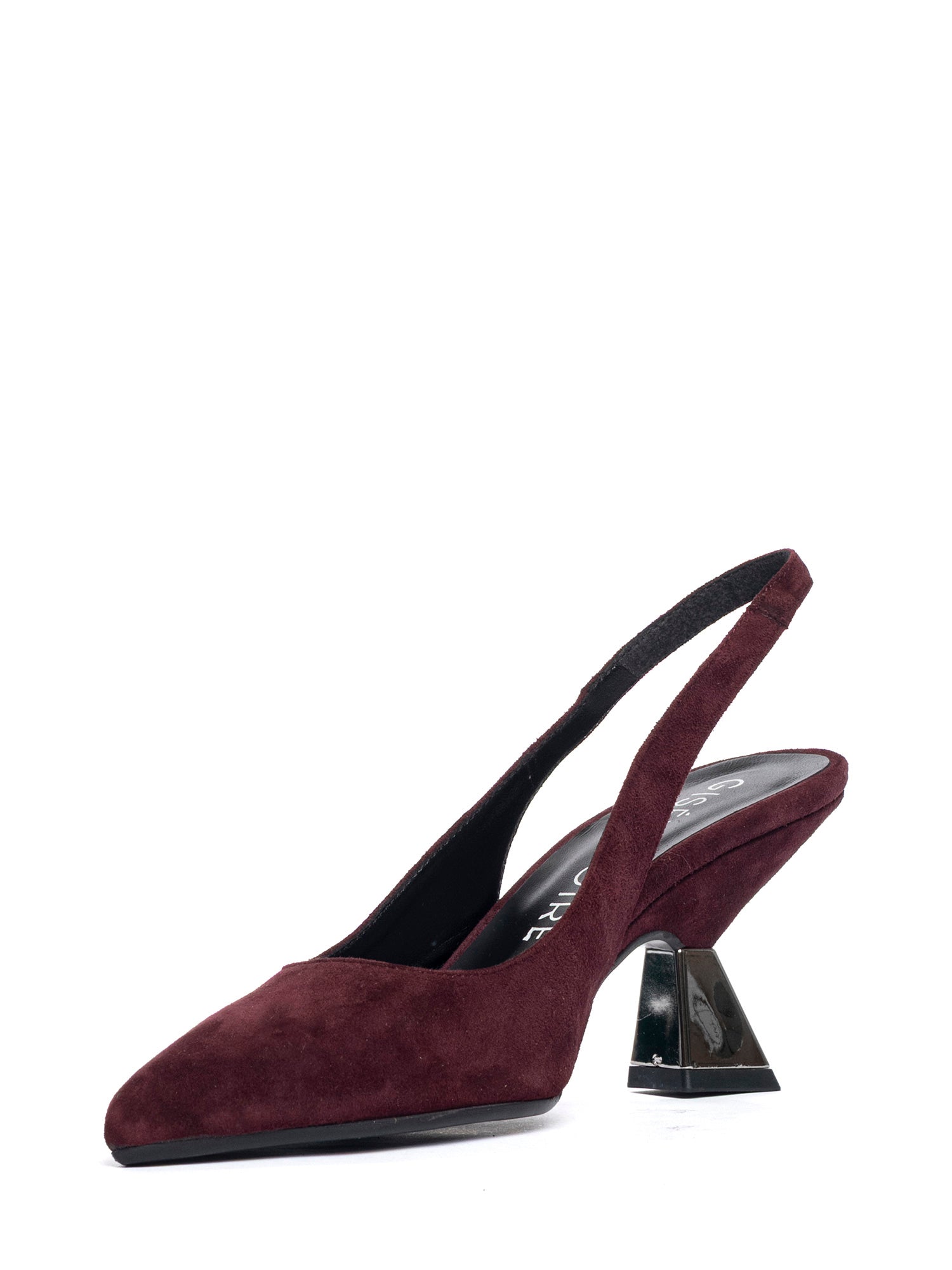 Lia Chanel in camoscio vino