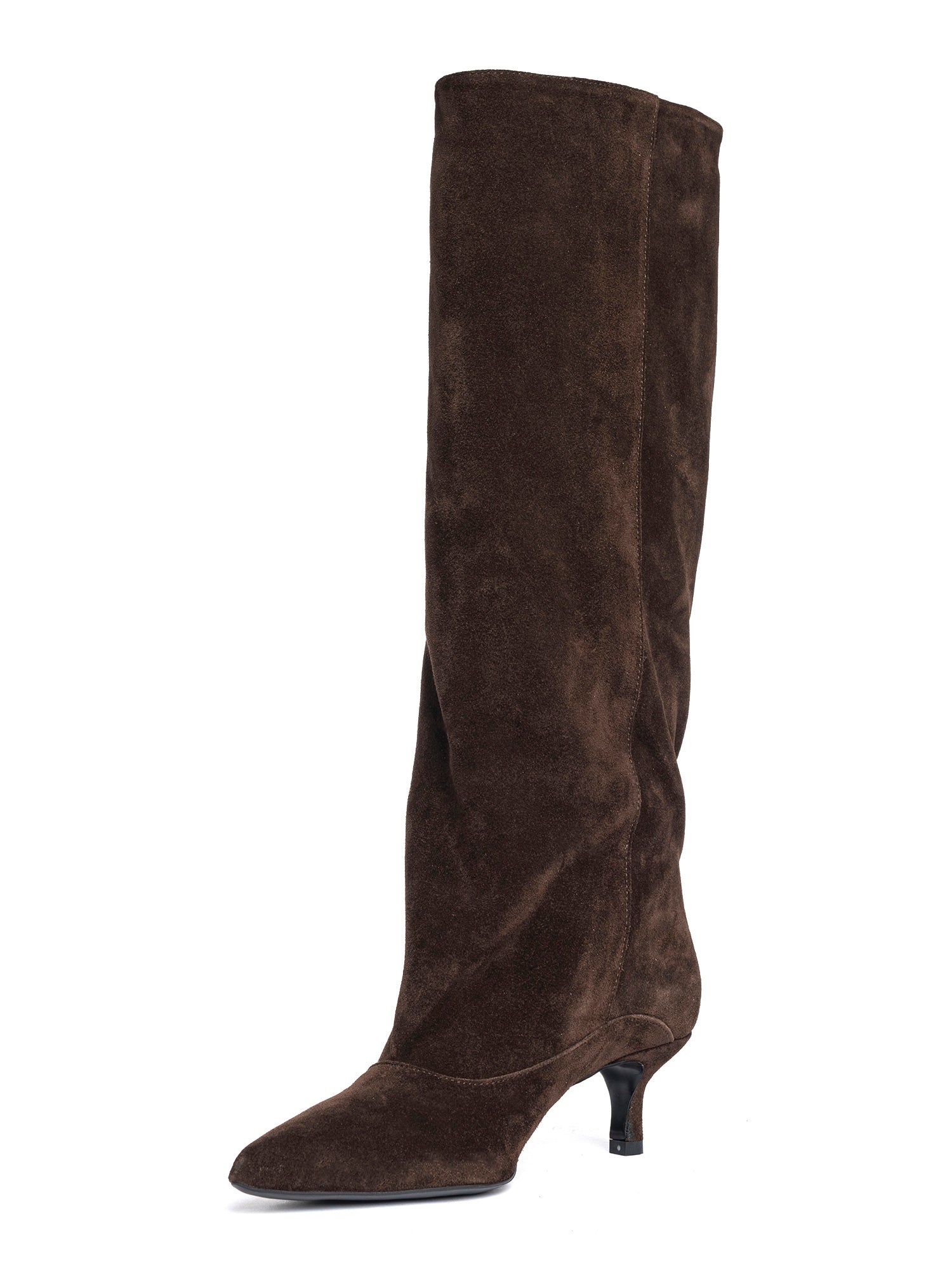 Lory Stivali in camoscio testa di moro