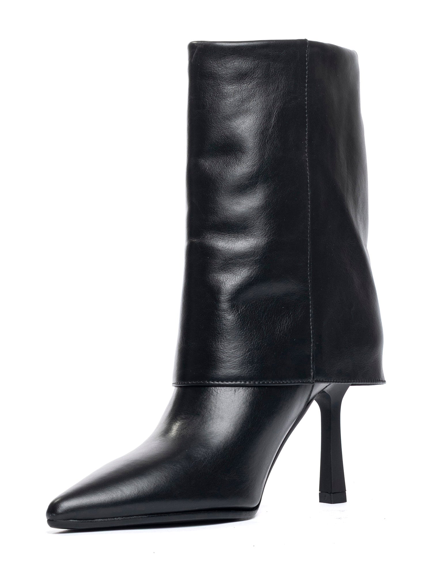 Marisol Tronchetti in vitello nero con zip laterali