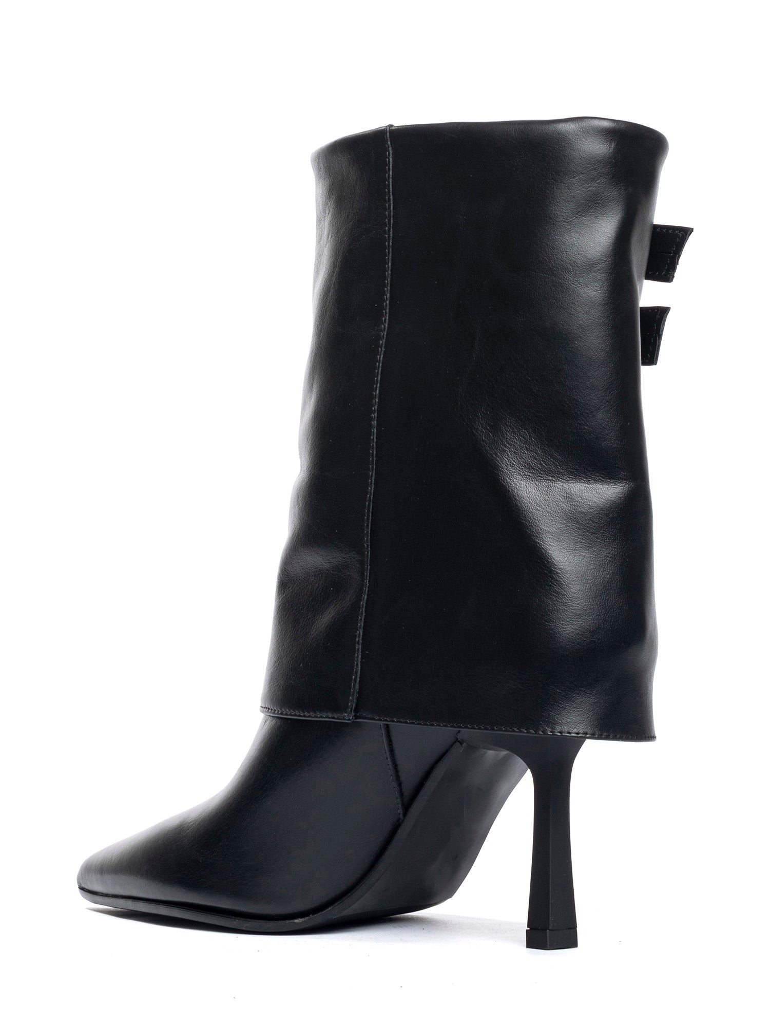 Marisol Tronchetti in vitello nero con zip laterali