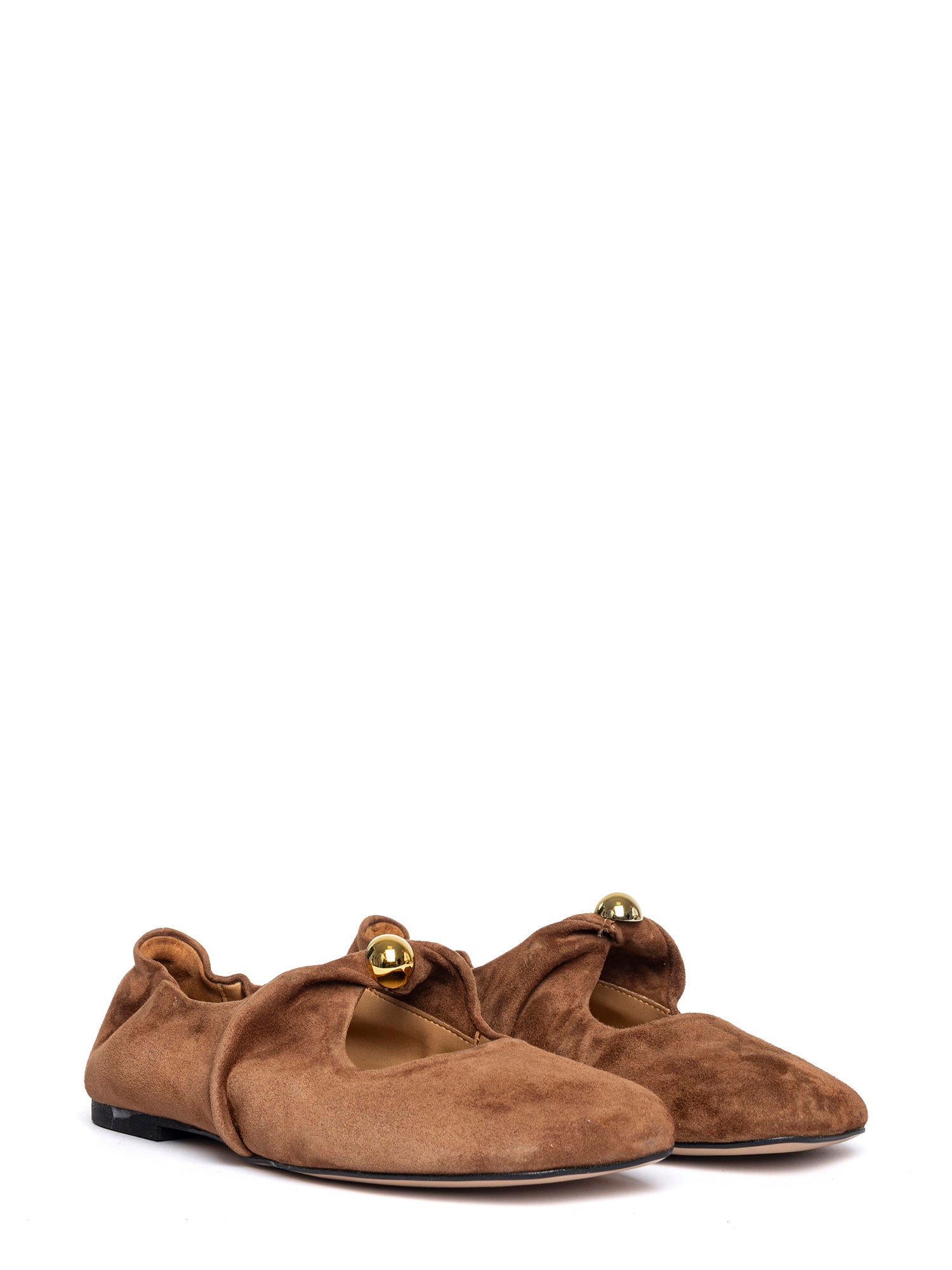 Marta Ballerine in camoscio cuoio