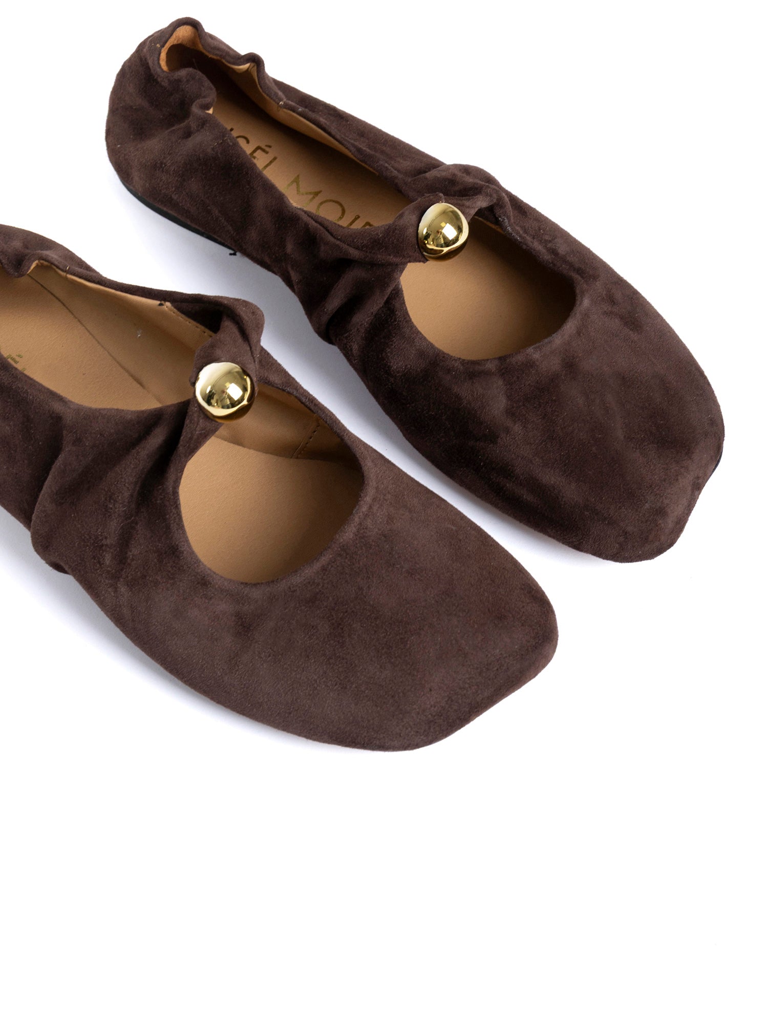 Marta Ballerine in camoscio testa di moro