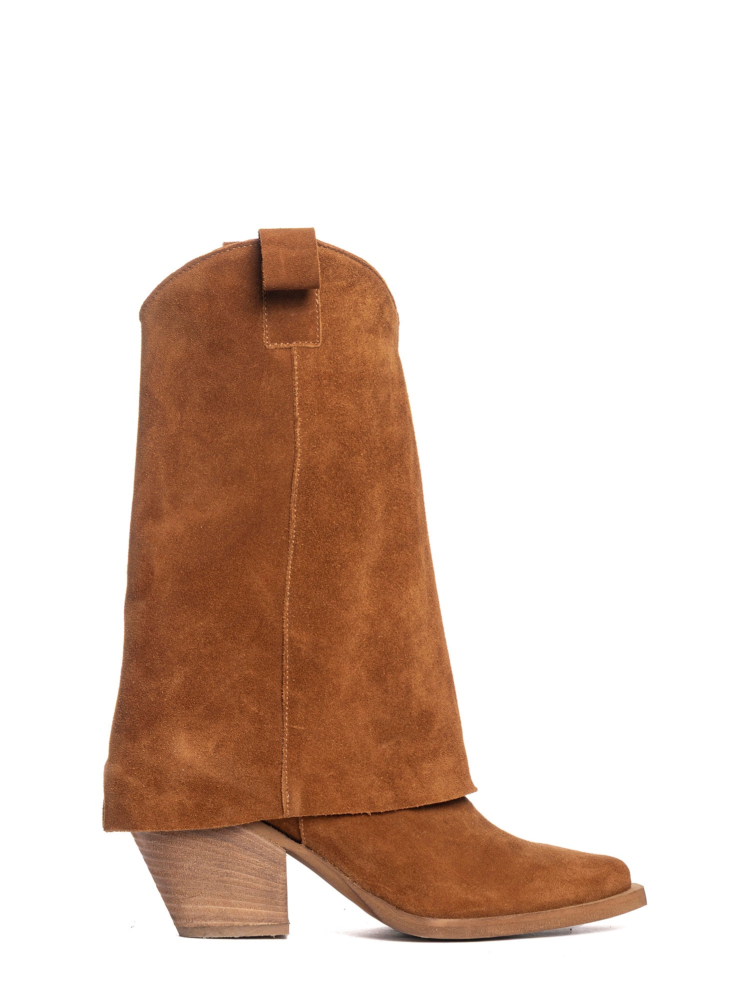 Medellin Stivali texani in camoscio cuoio