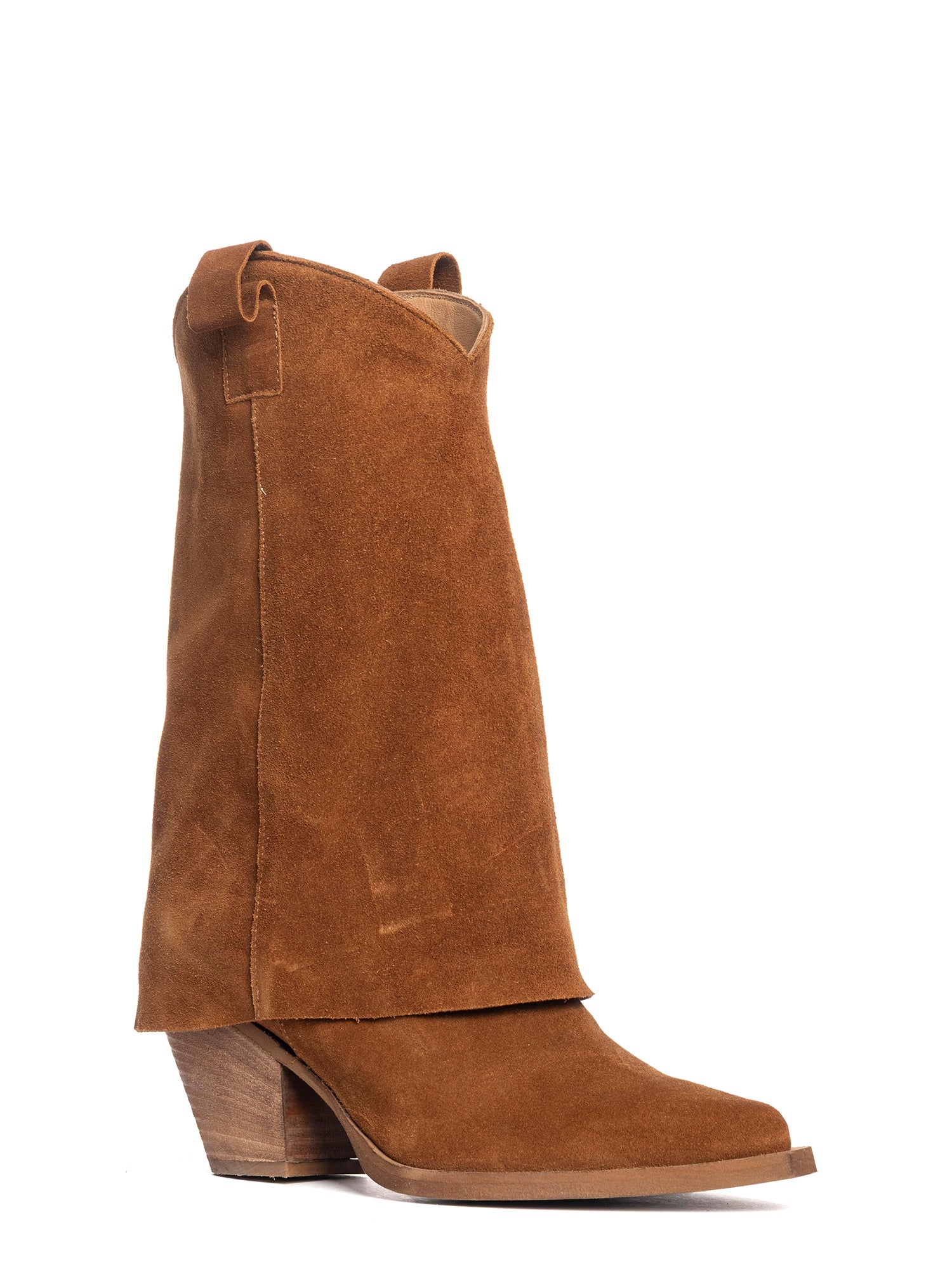 Medellin Stivali texani in camoscio cuoio