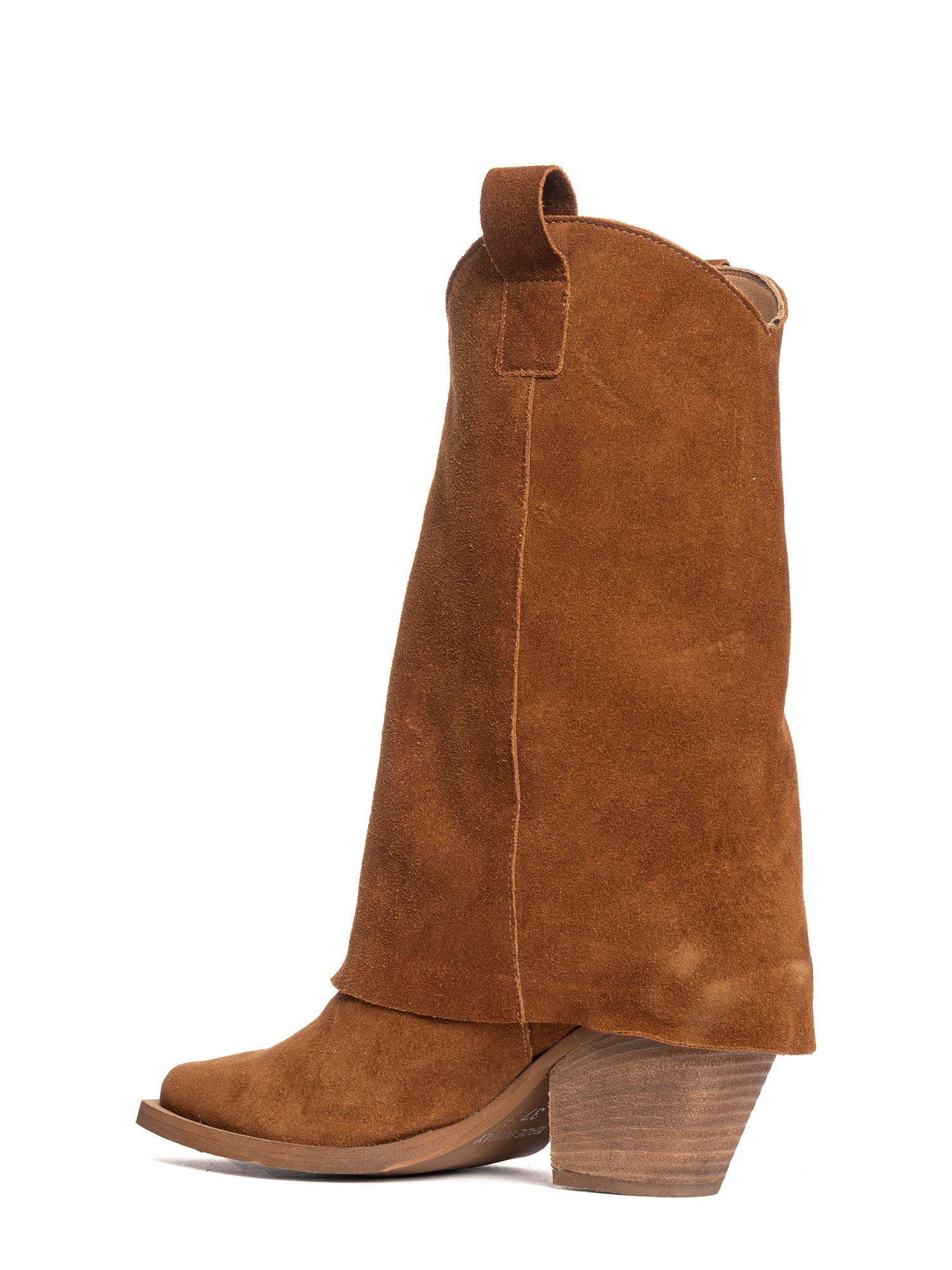 Medellin Stivali texani in camoscio cuoio